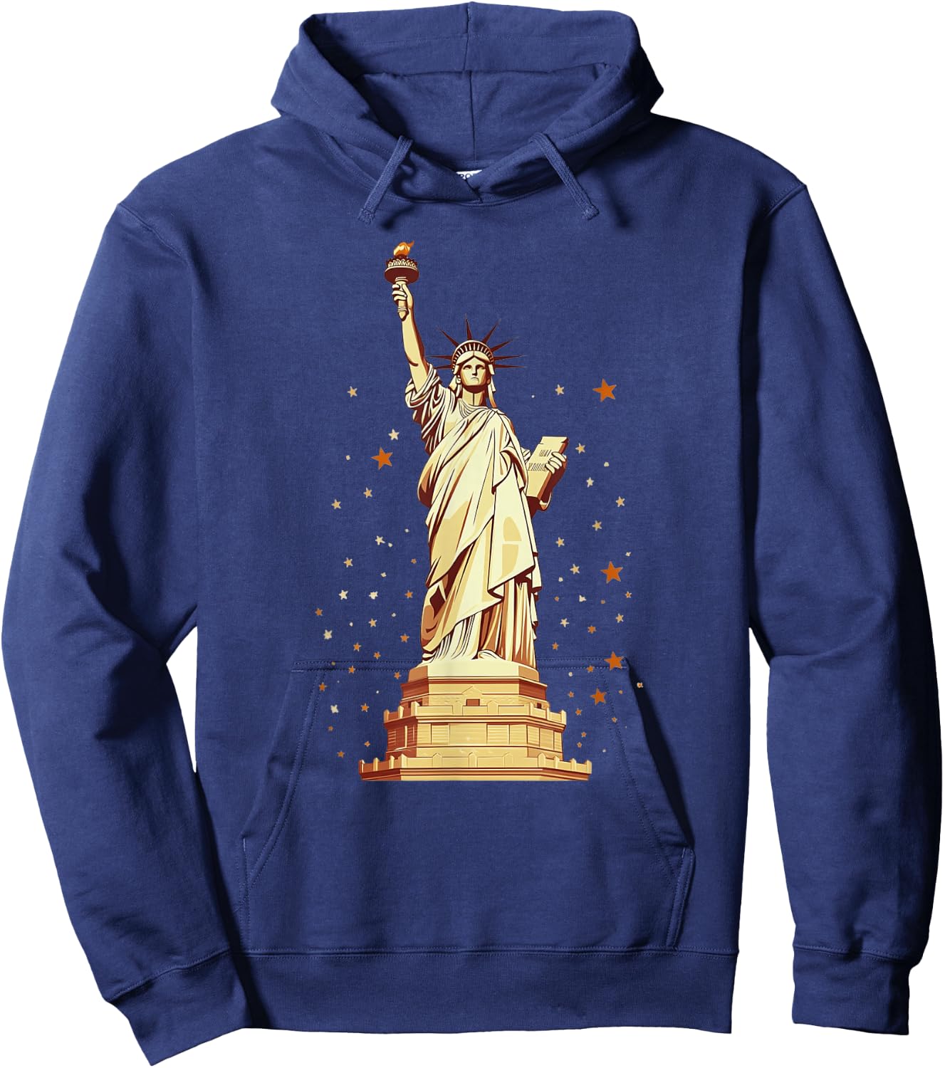 Statue Of Liberty American Pride Hoodie - Hoodie | Navy