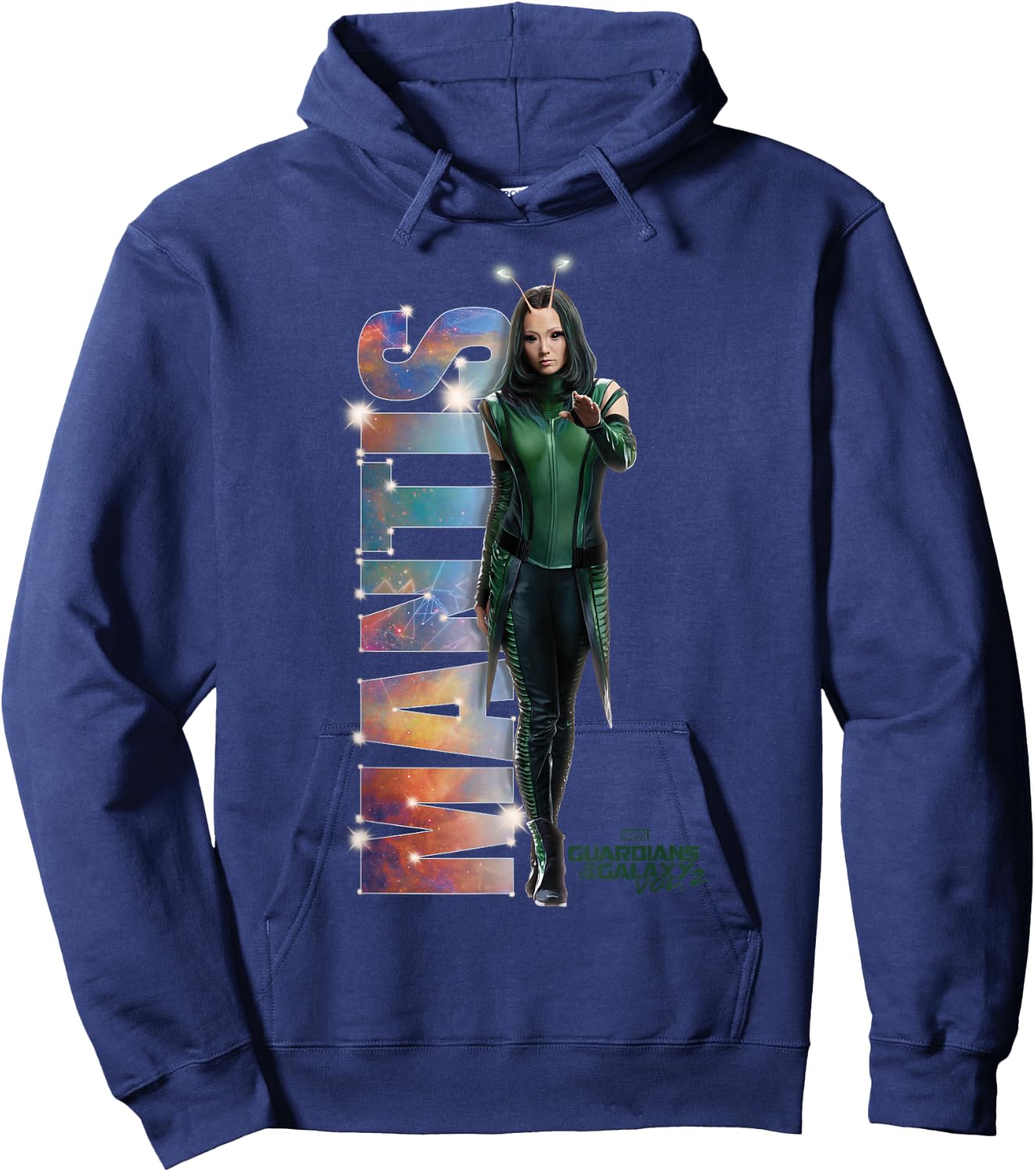 Marvel Guardians of The Galaxy Vol 2 Mantis Cosmic Portrait Hoodie - Hoodie | Navy