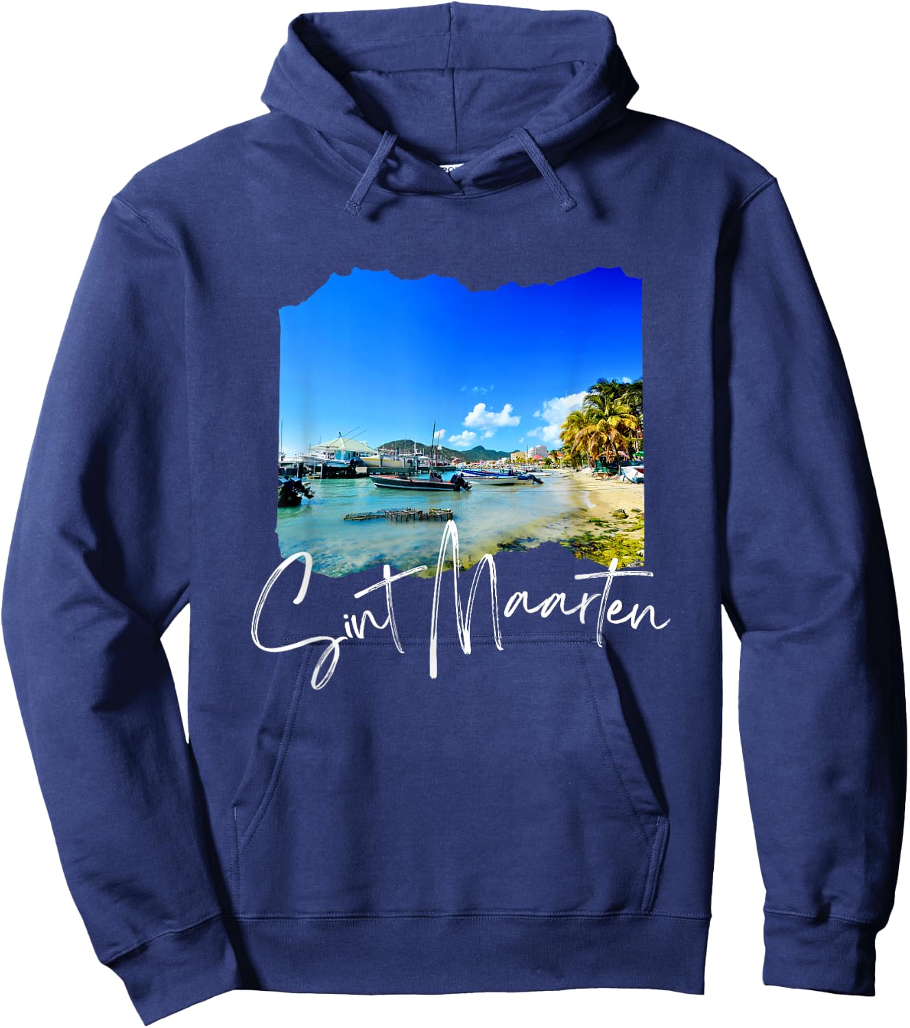 Saint Martin/Sint Maarten Hoodie - Hoodie | Navy