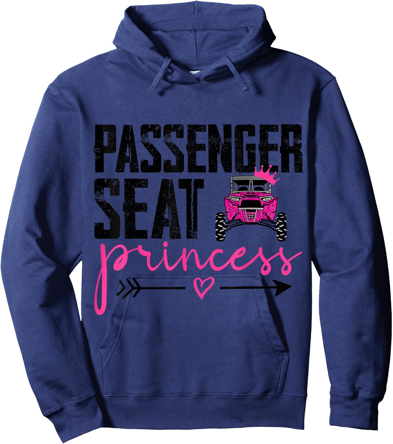 SXS UTV Passenger SeaT Princess Hoodie - Hoodie | Navy