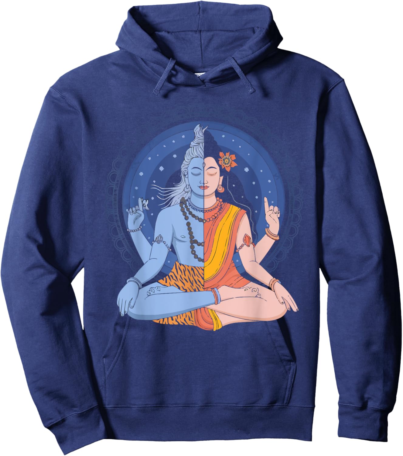 Maha Shivratri Hinduism Hindu Gods Lord Shiva Hoodie - Hoodie | Navy