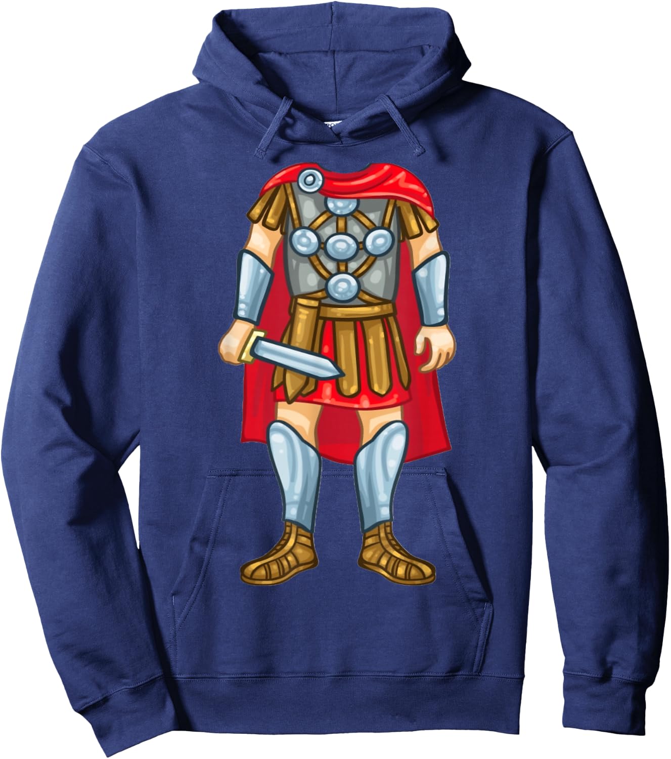 Roman Soldier Legionnaire Centurion Knight Costume Hoodie - Hoodie | Navy