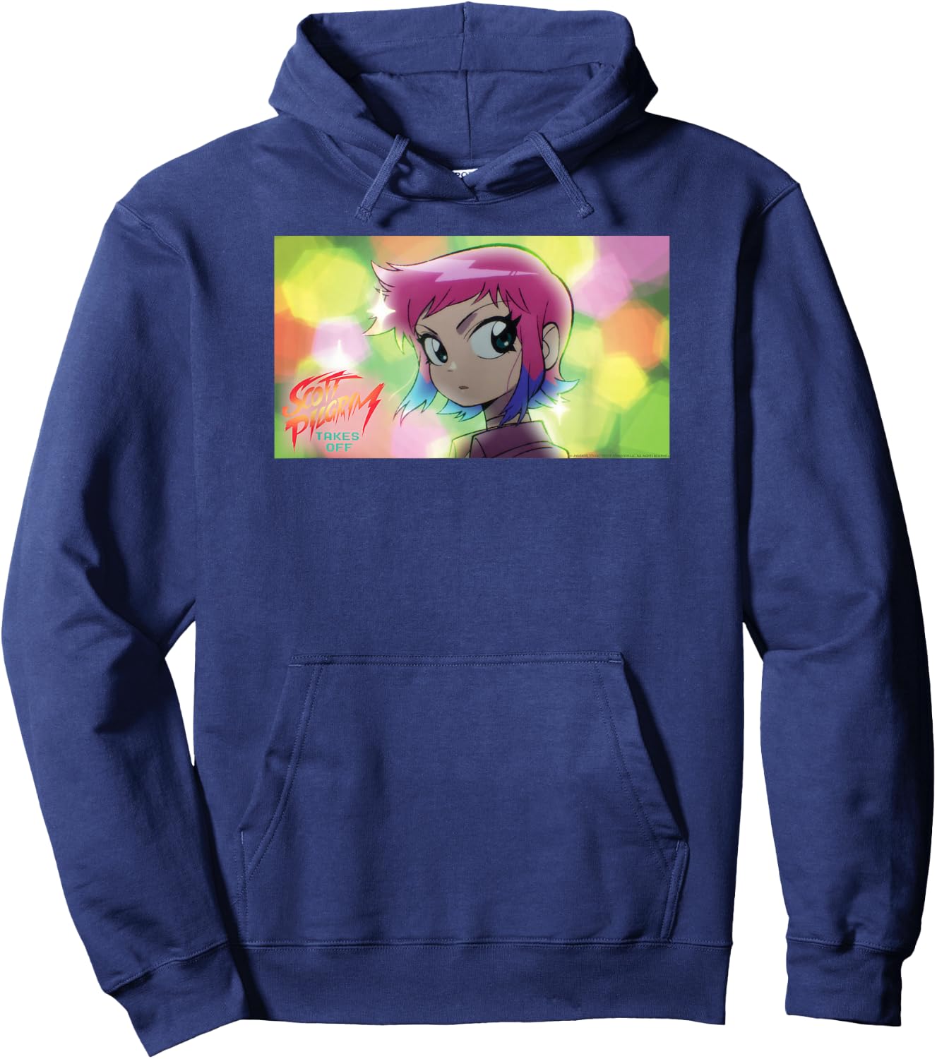 Scott Pilgrim Takes Off Ramona Flowers Hoodie - Hoodie | Navy
