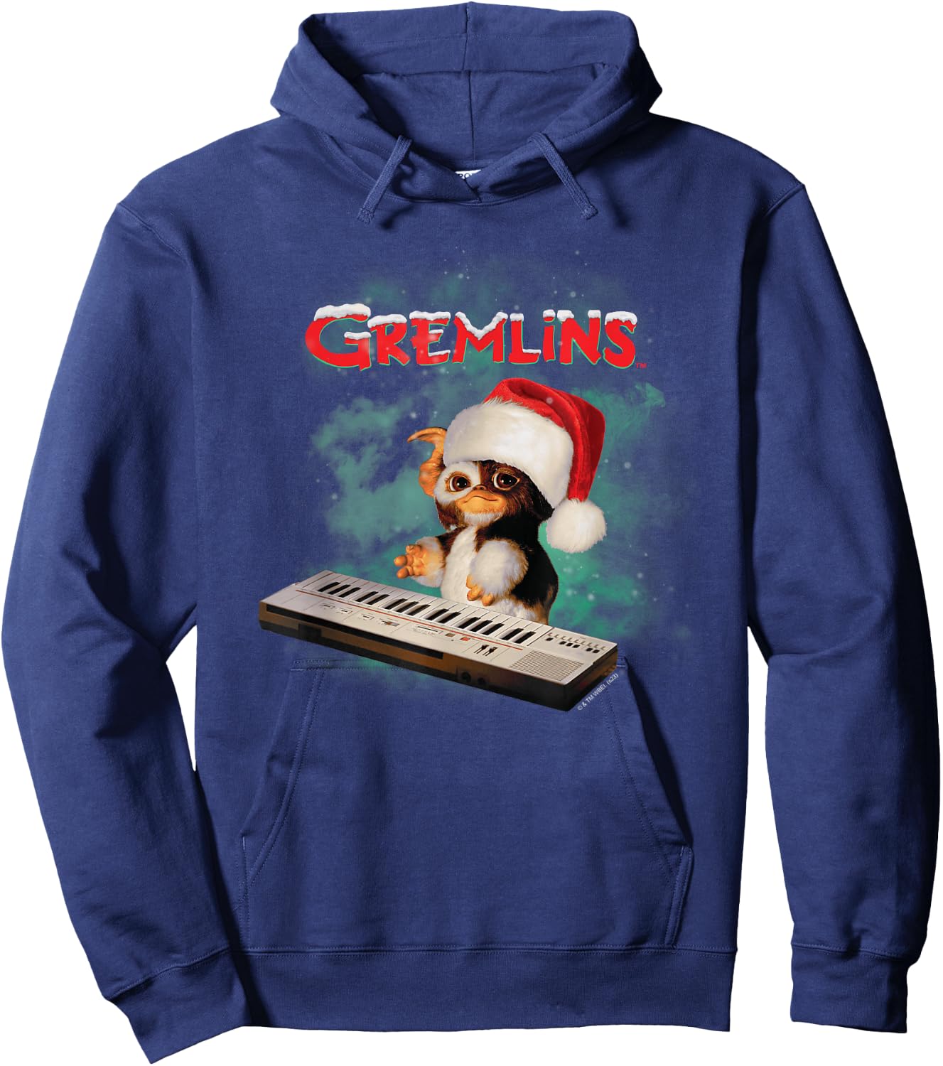 Gremlins - Gizmo Holiday Keyboard Hoodie - Hoodie | Navy