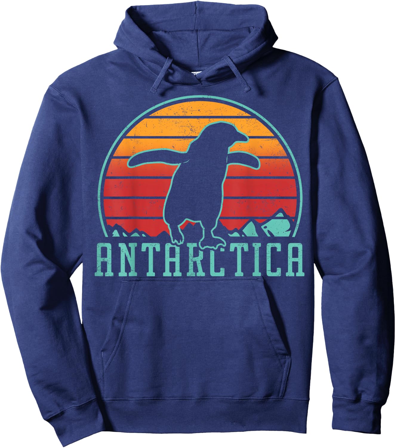 Antarctica Continent - Penguin - Penguins South Pole Hoodie - Hoodie | Navy