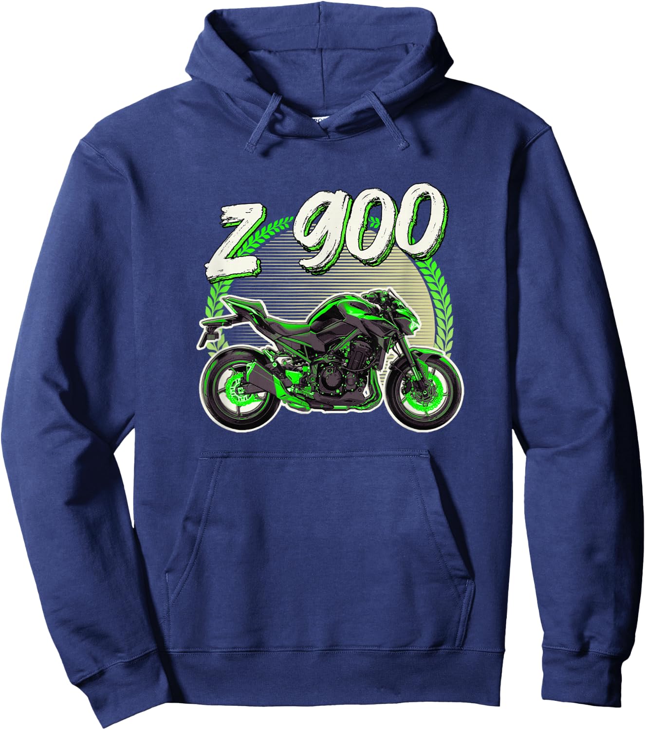 Z900 Motorcycle Biker Hoodie - Hoodie | Navy