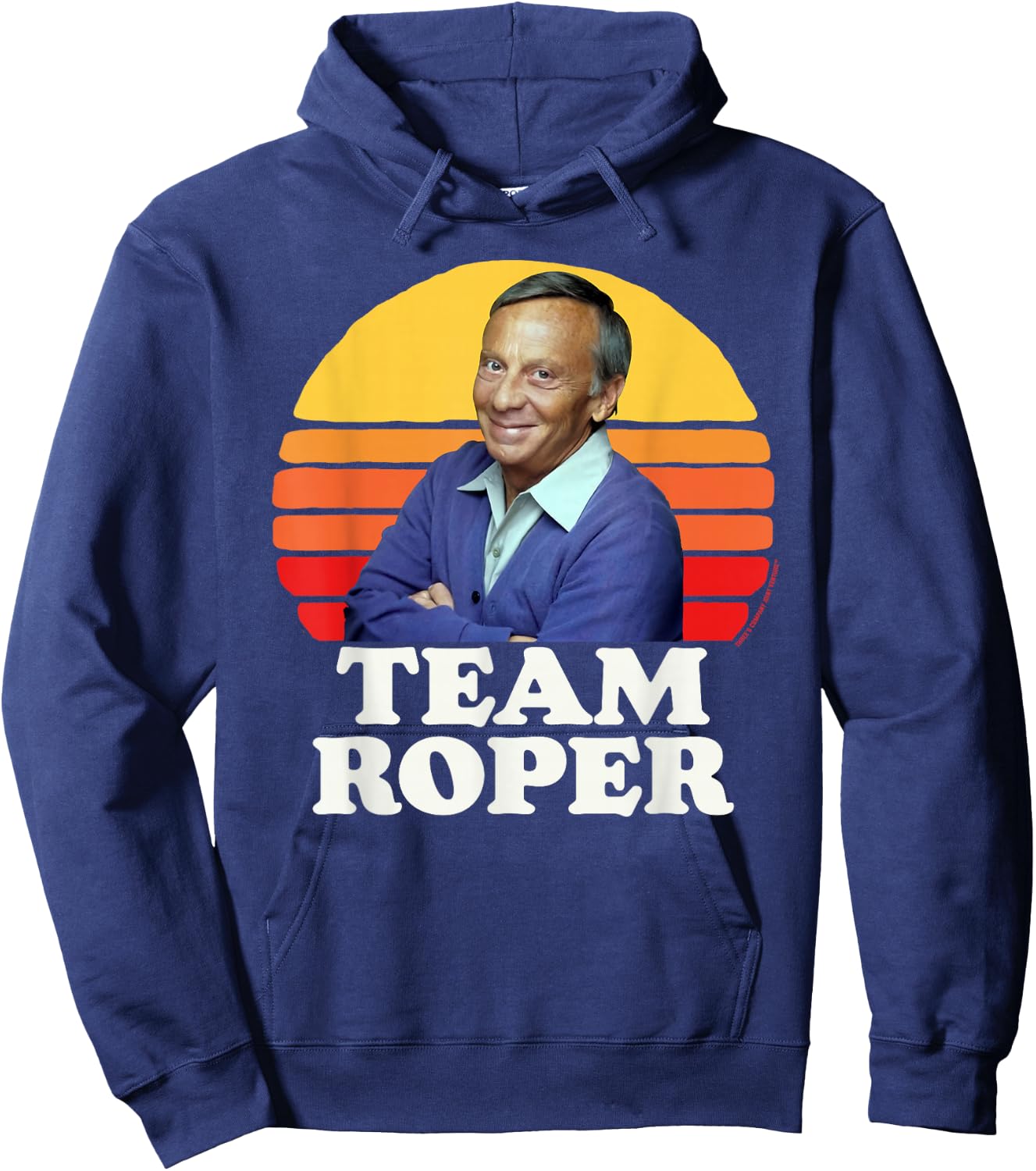 I Love Mrs Roper Helen Roper Three's Company Retro Hoodie - Hoodie | Navy