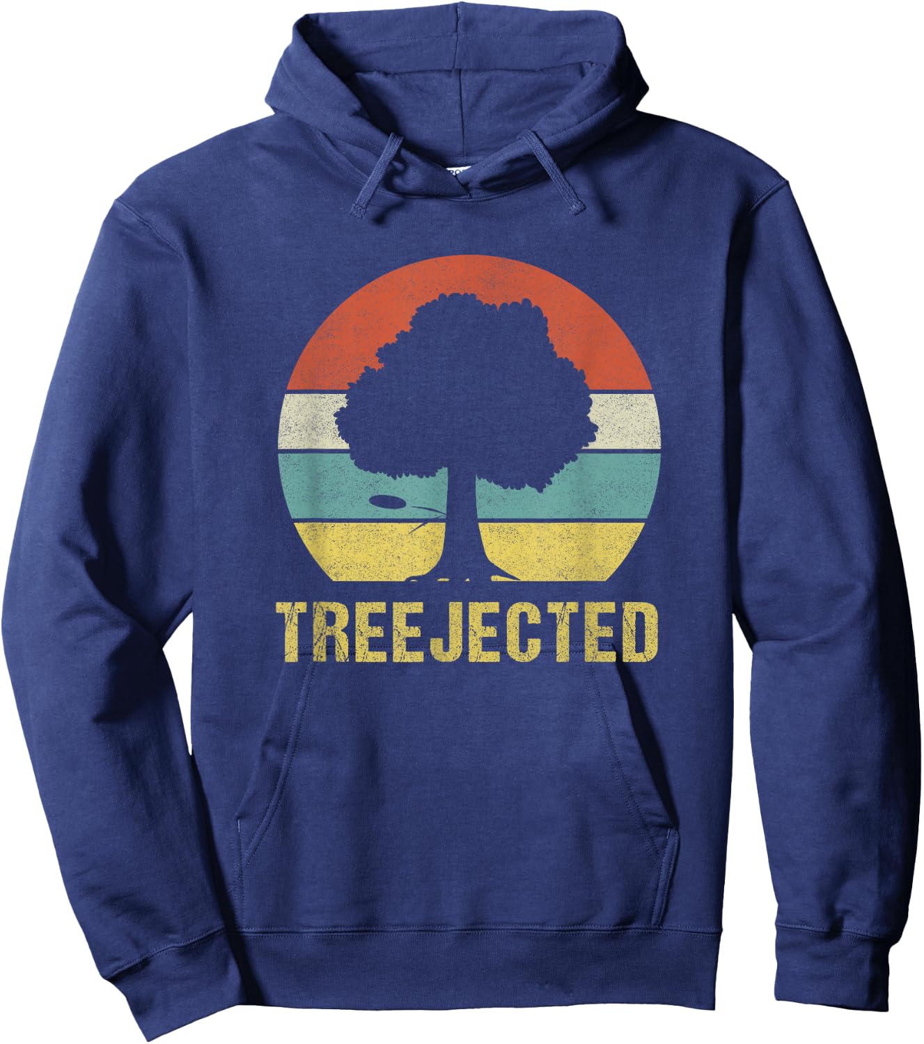 Disc Golf Treejected Design for a Disc-Golf Player Hoodie - Hoodie | Navy