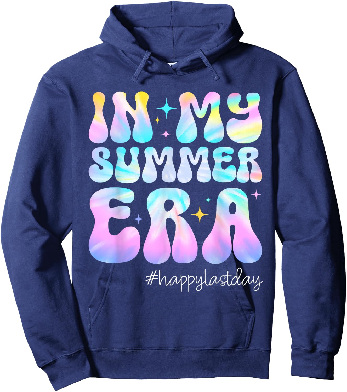 Happy Last Day of School In My Summer Era Teacher Kids Hoodie - Hoodie | Navy