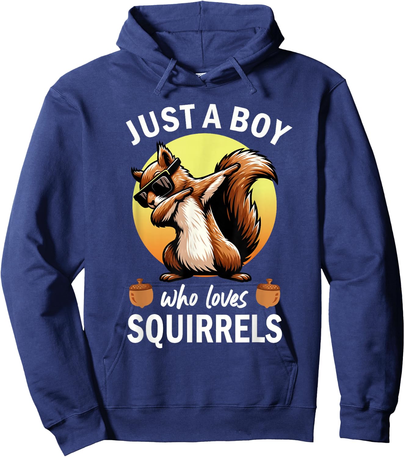Just A Boy Who Loves Squirrels Hoodie - Hoodie | Navy