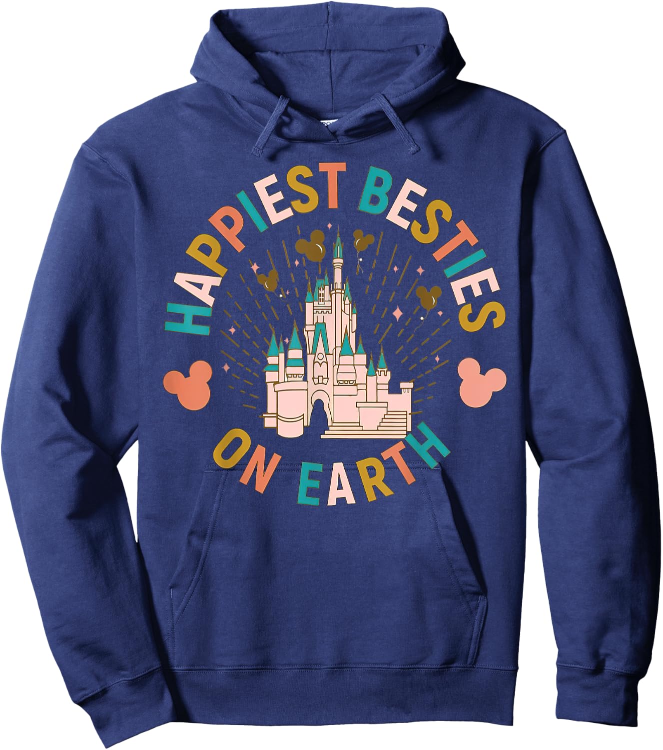 Happiest Besties On Earth Hoodie - Hoodie | Navy