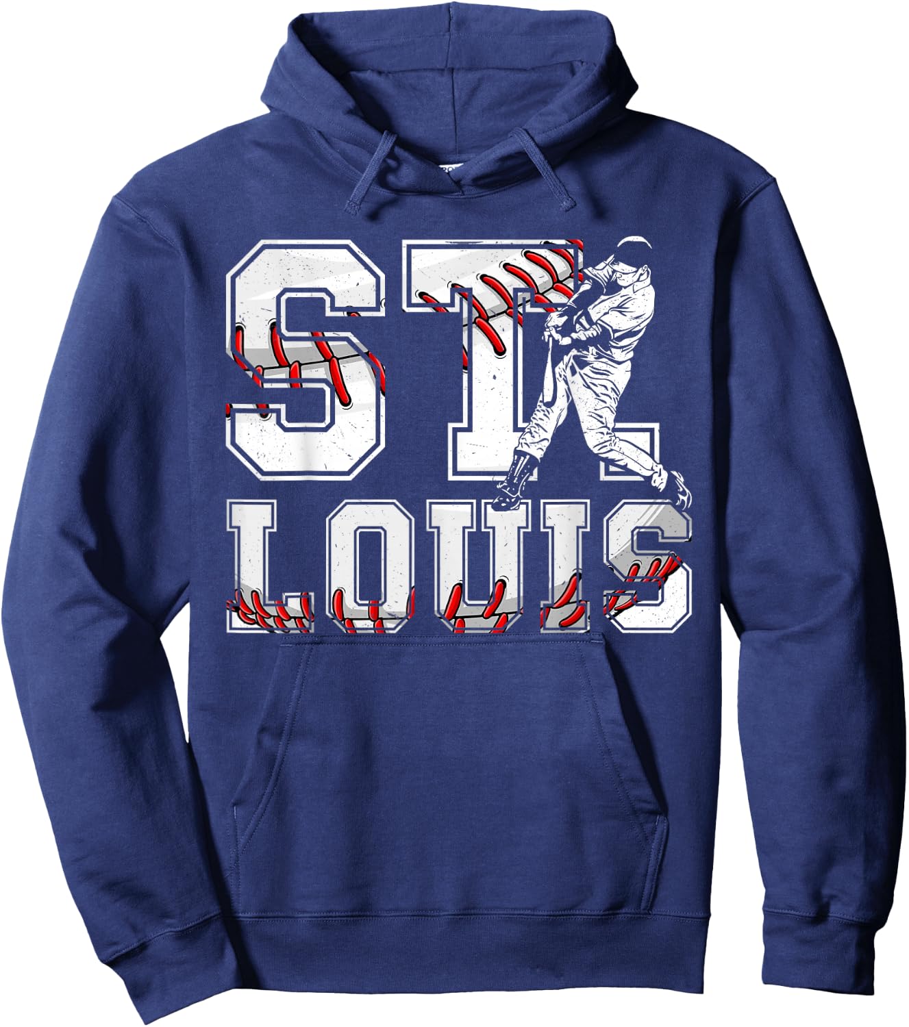 St. Louis Retro Baseball Lover Met At Game Day Men Boys Kids Hoodie - Hoodie | Navy
