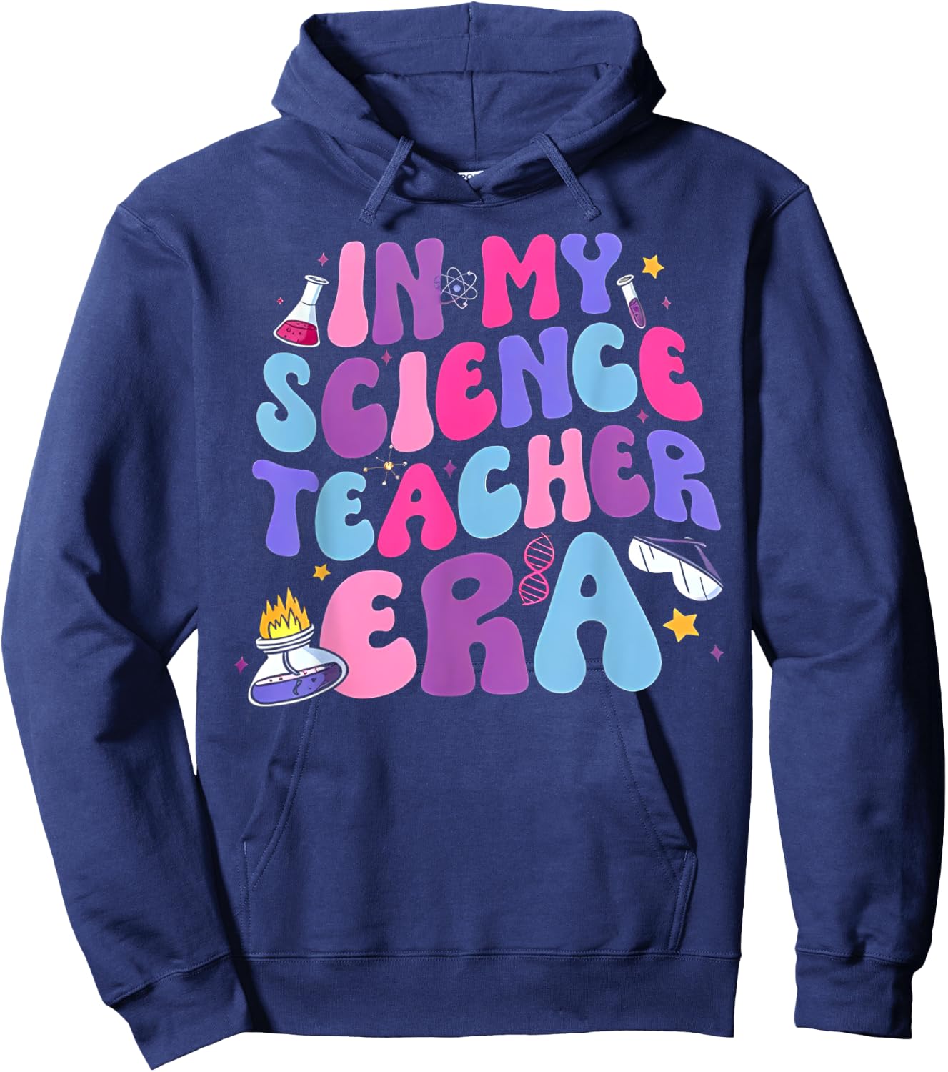 In My Science Teacher Era Teacher Women Hoodie - Hoodie | Navy