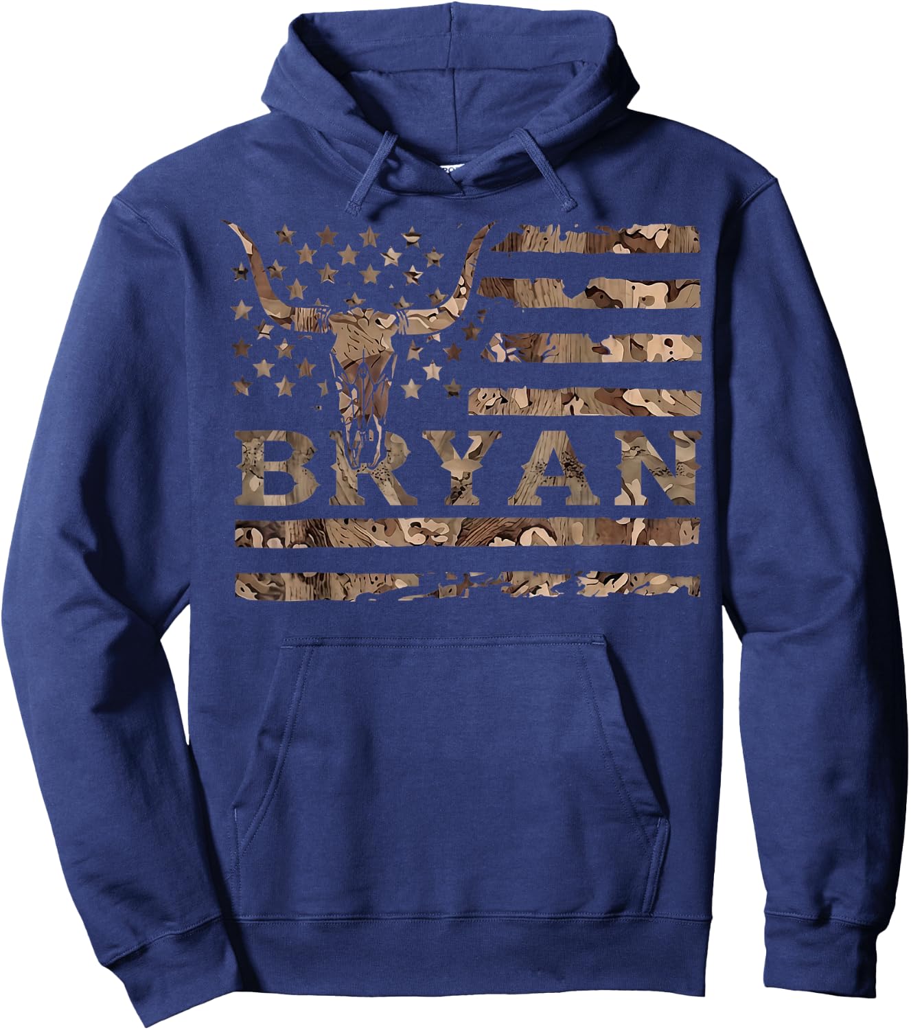 Vintage Bryan Last Name Retro USA Gift Women Kid Hoodie - Hoodie | Navy