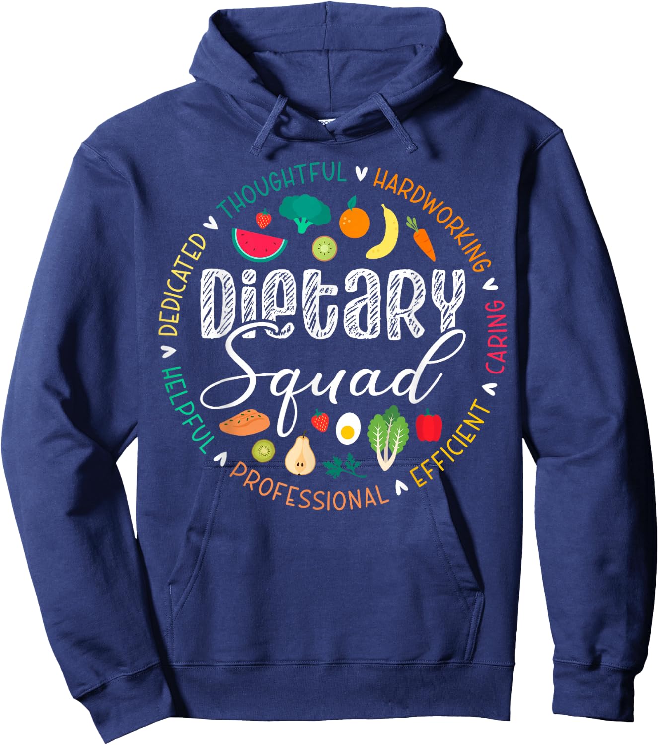 Dietary Squad Appreciation Dietary Aide Cook Hoodie - Hoodie | Navy