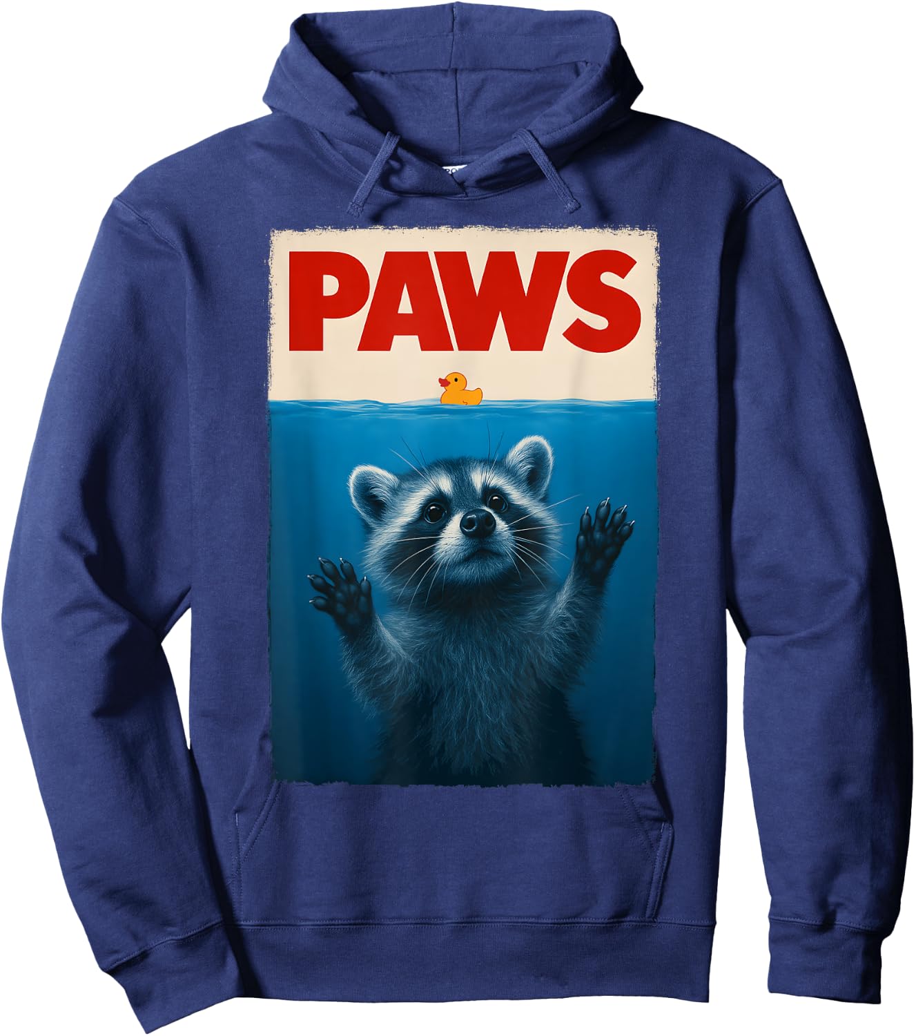 Paws Raccoon Trash Retro Men Kids Women Funny Raccoon Hoodie - Hoodie | Navy