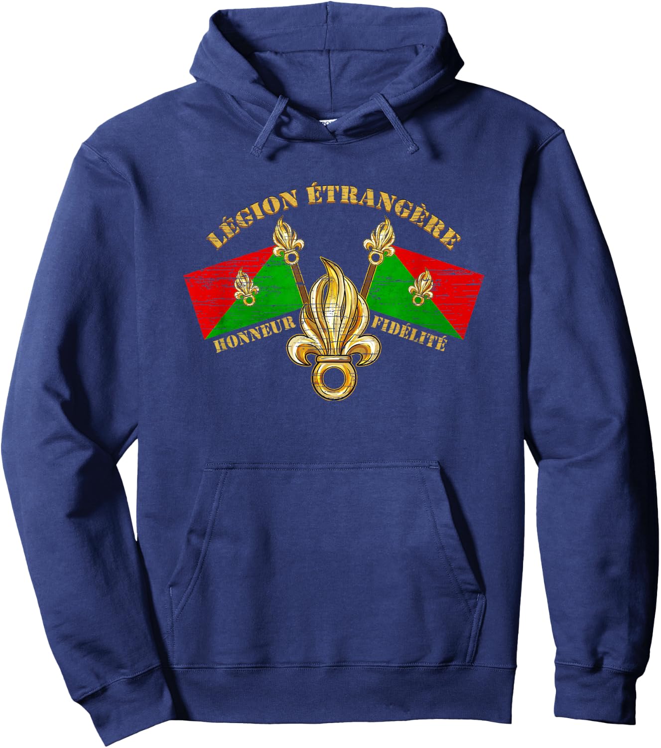 Legion Etrangere Honneur Fidelite French Foreign Legion Hoodie - Hoodie | Navy