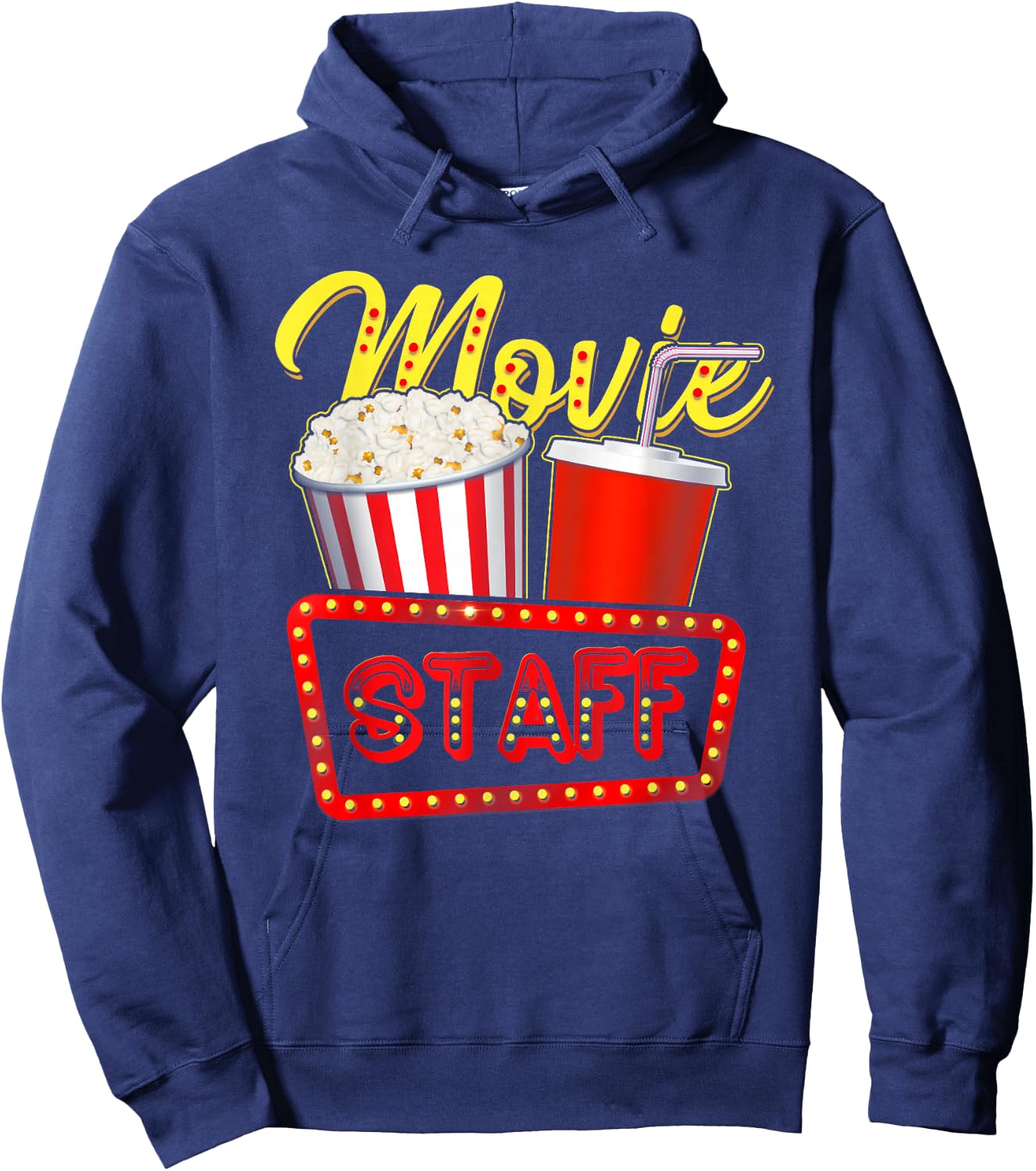 Movie Staff Party Night Behind The Scenes Awesomeness Hoodie - Hoodie | Navy