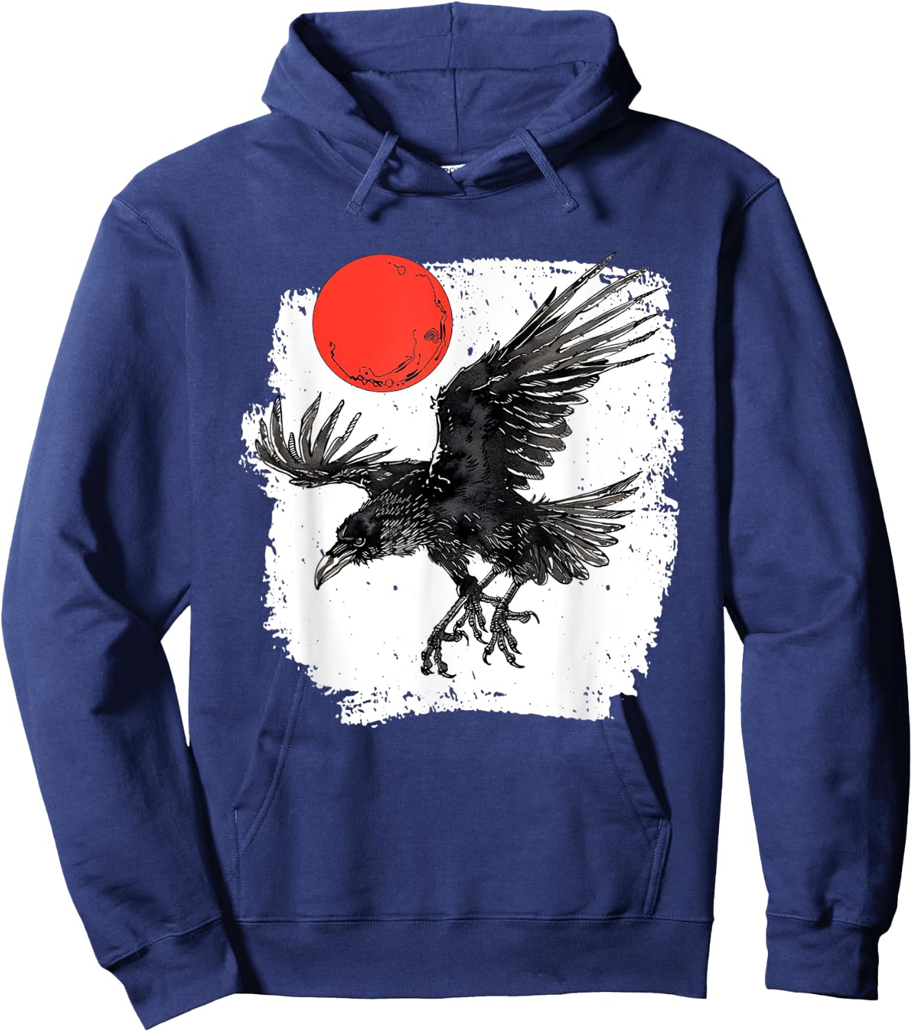 Yatagarasu T | three-legged crow | Japanese mythology Hoodie - Hoodie | Navy