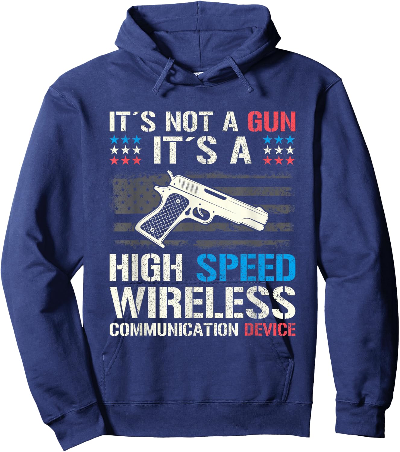 Its Not A Gun I Funny Its Not A Gun Meme Hoodie - Hoodie | Navy