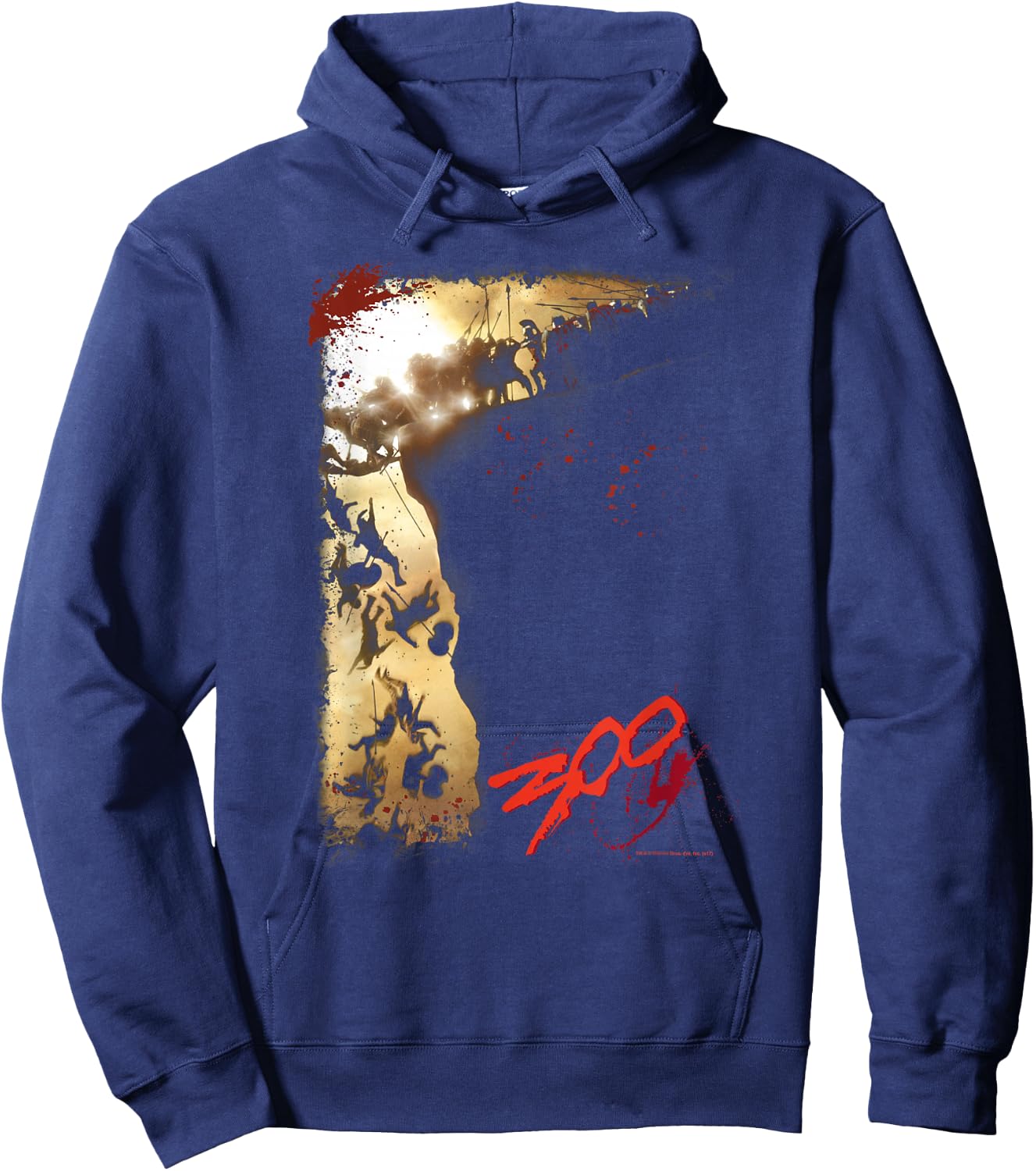 300 Movie The Cliff Hoodie - Hoodie | Navy