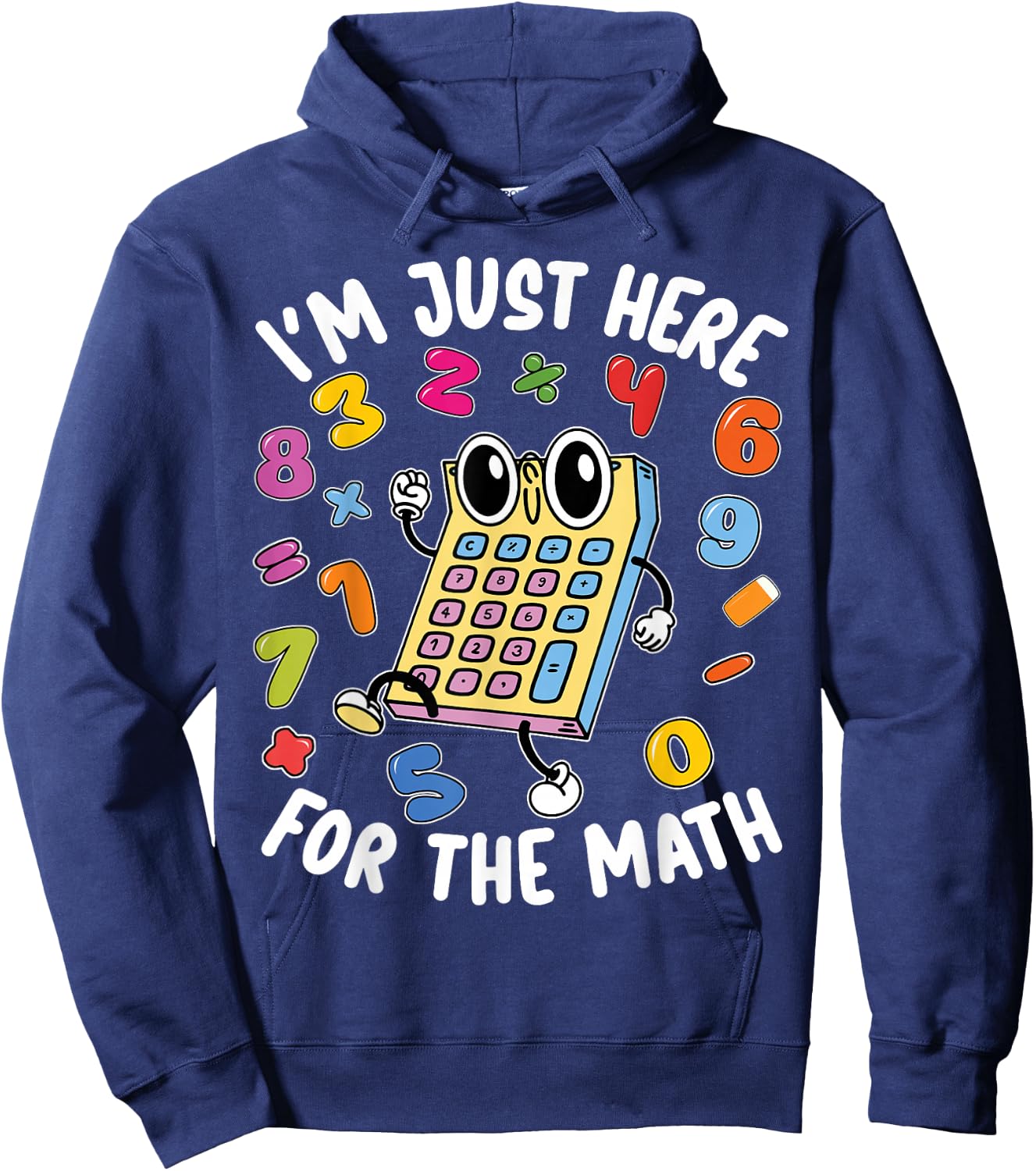 Number Day Maths Day Number Day Calculator Kids Costume Hoodie - Hoodie | Navy