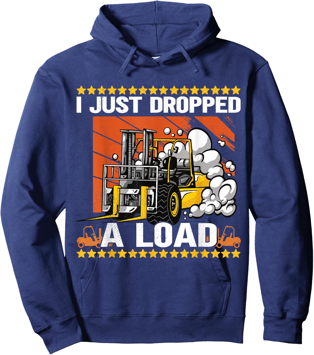 Forklift Operator Jobs & Certified Forklift Driver , Small, Black Hoodie - Hoodie | Navy