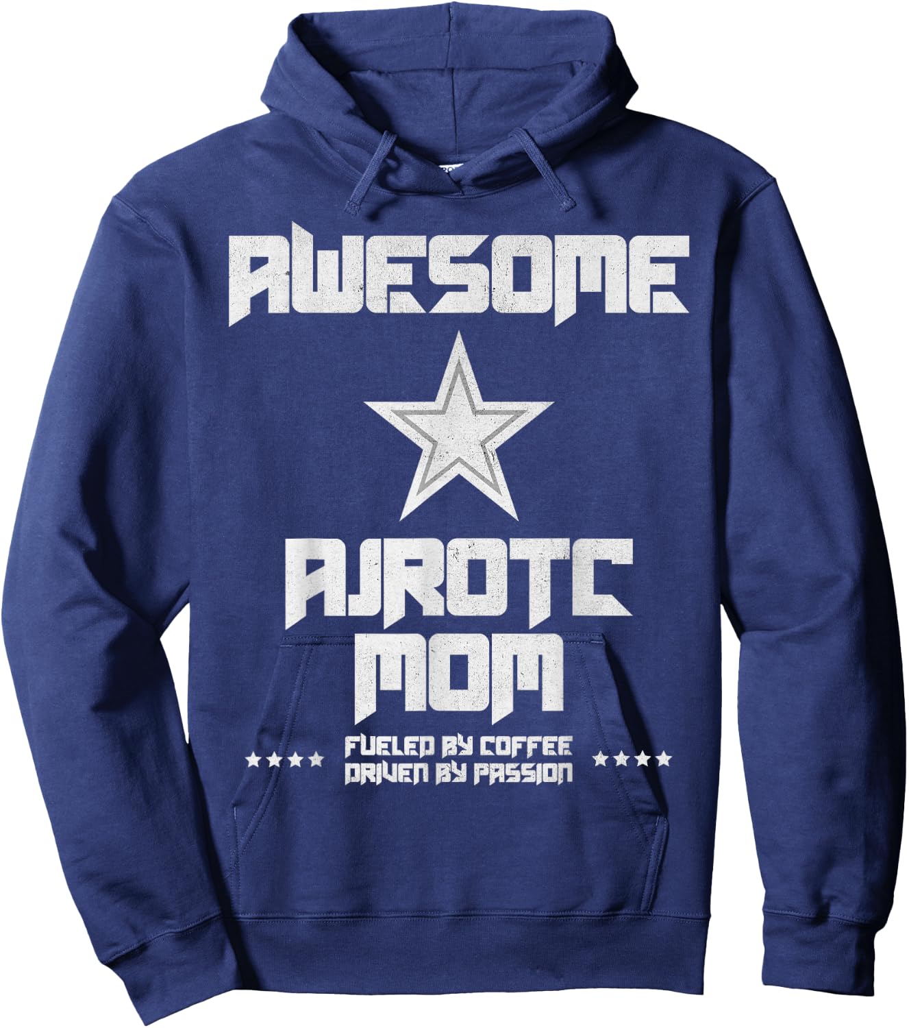 Awesome AJROTC Mom Military JROTC Cadet Proud AJROTC Mom Hoodie - Hoodie | Navy