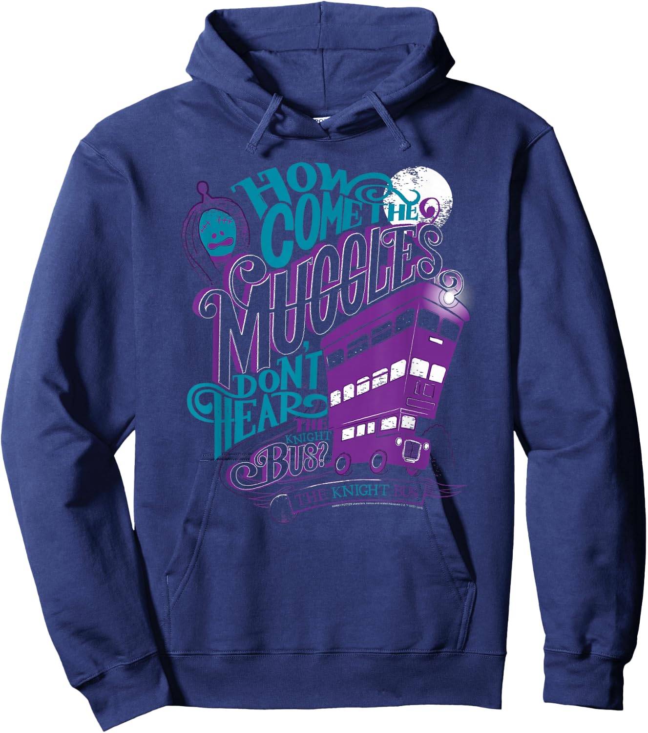 Harry Potter The Knight Bus Hoodie - Hoodie | Navy