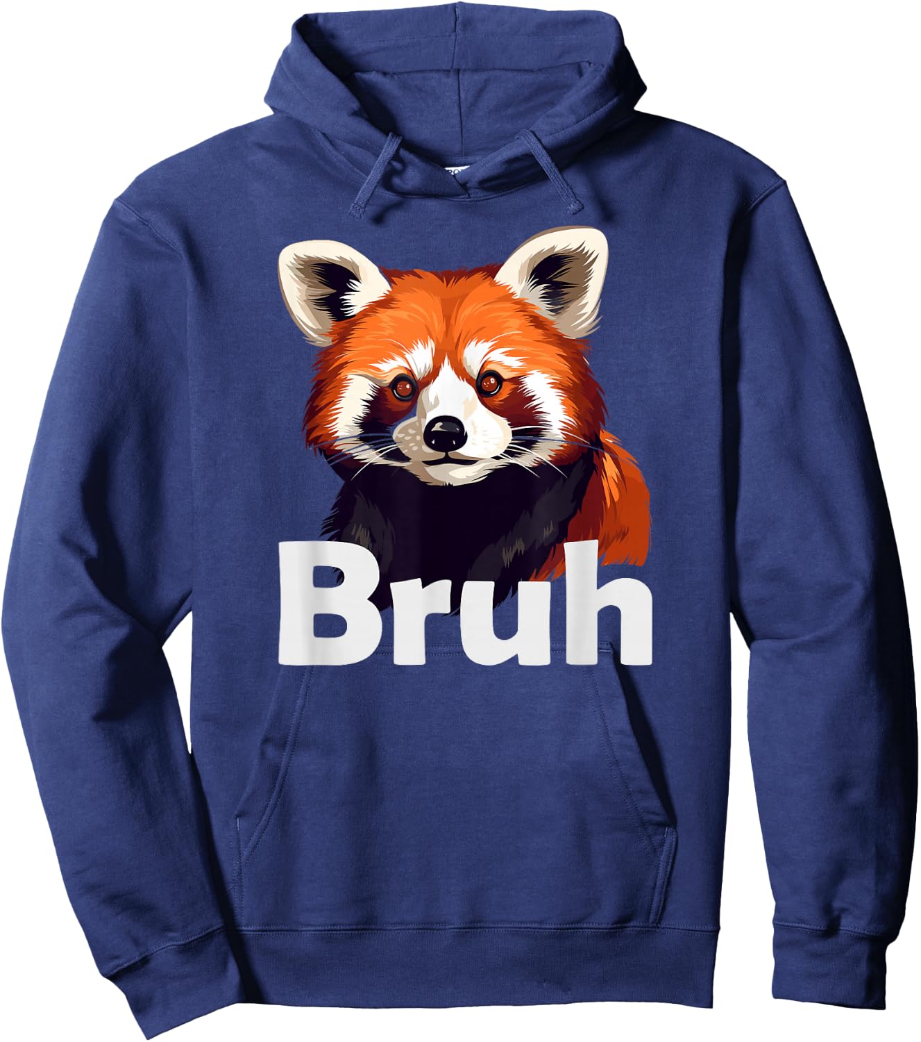 Red Panda Bruh Hoodie - Hoodie | Navy