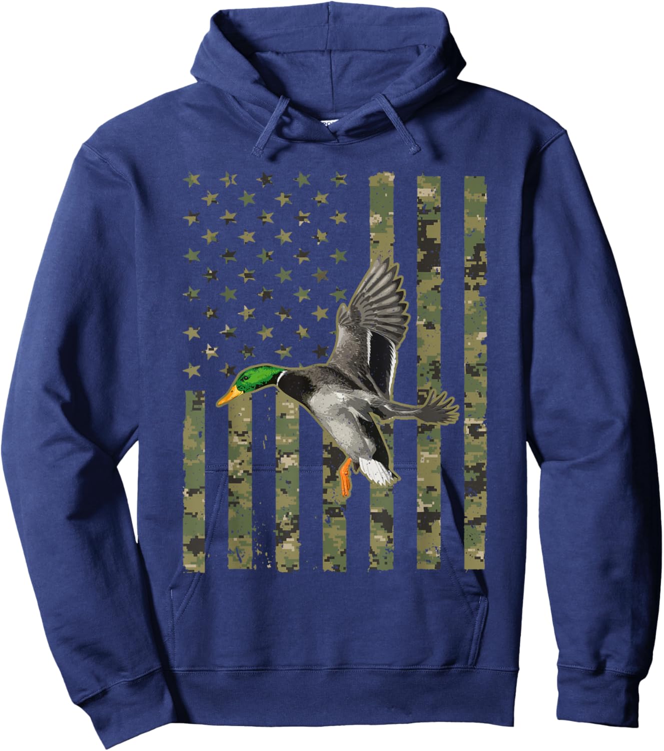 Duck Hunting Design Women Goose Hunt Duck Hunter Hoodie - Hoodie | Navy
