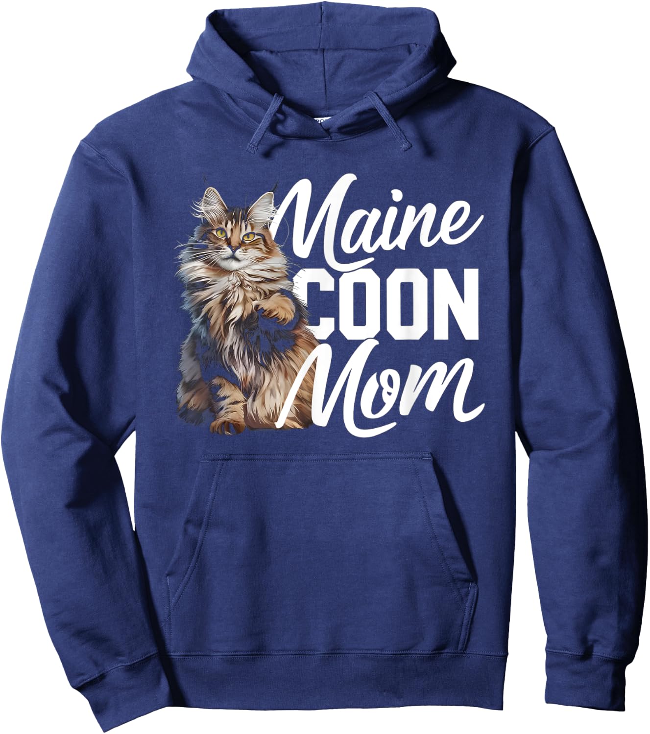 Maine Coon Mom Hoodie - Hoodie | Navy