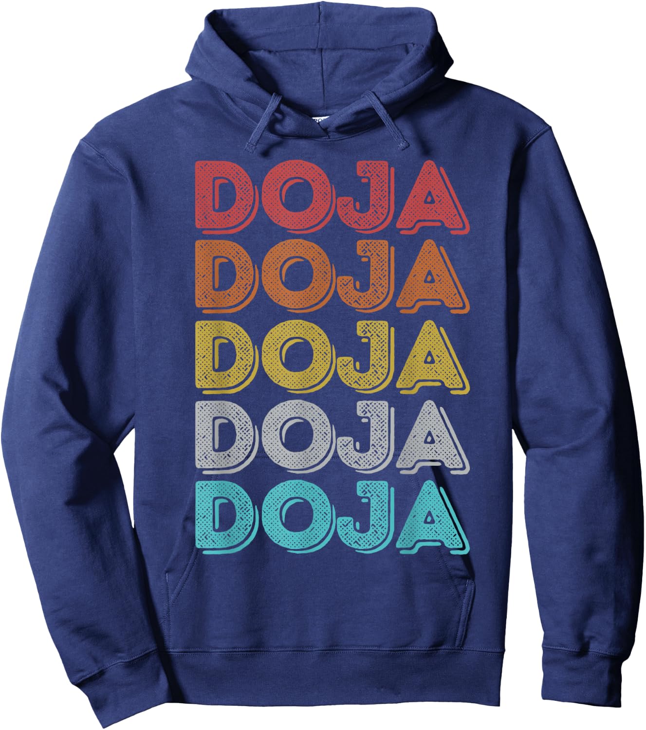 Vintage Retro Doja Hoodie - Hoodie | Navy