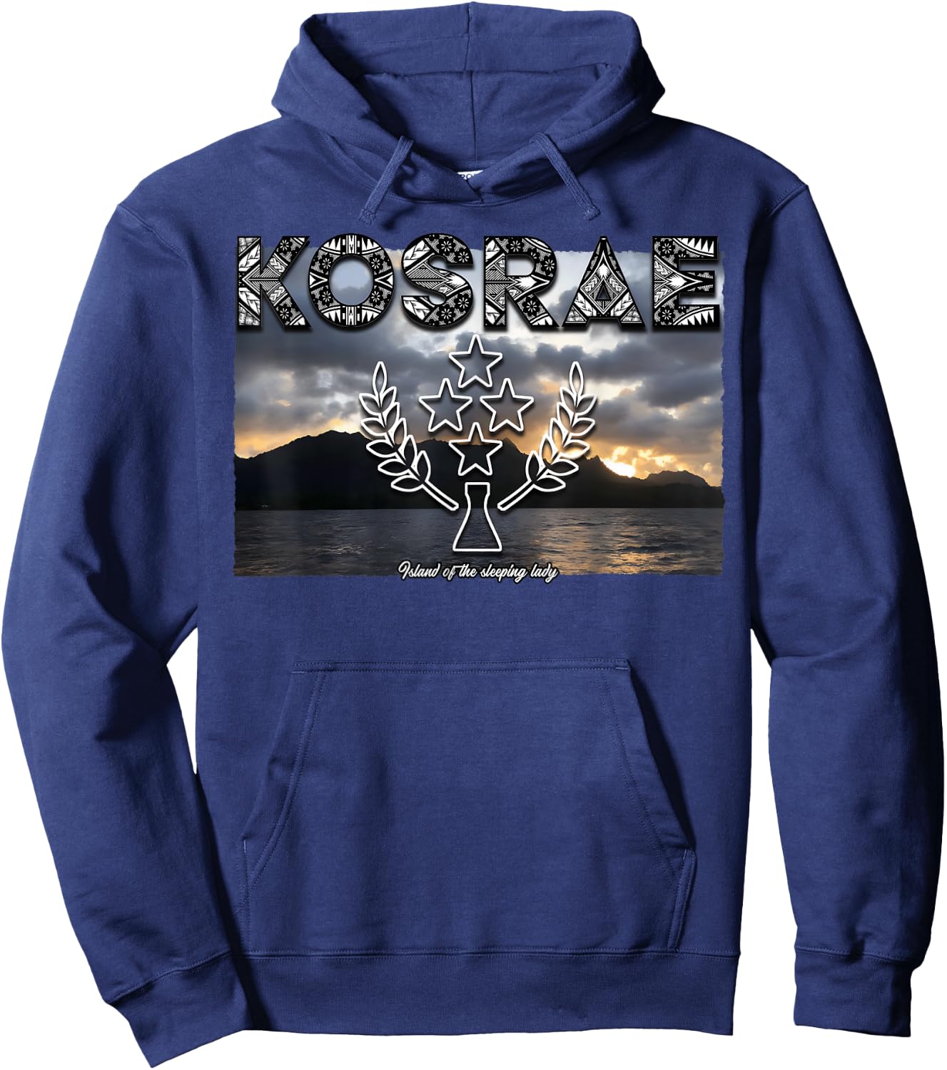 Kosrae Micronesia Hoodie - Hoodie | Navy