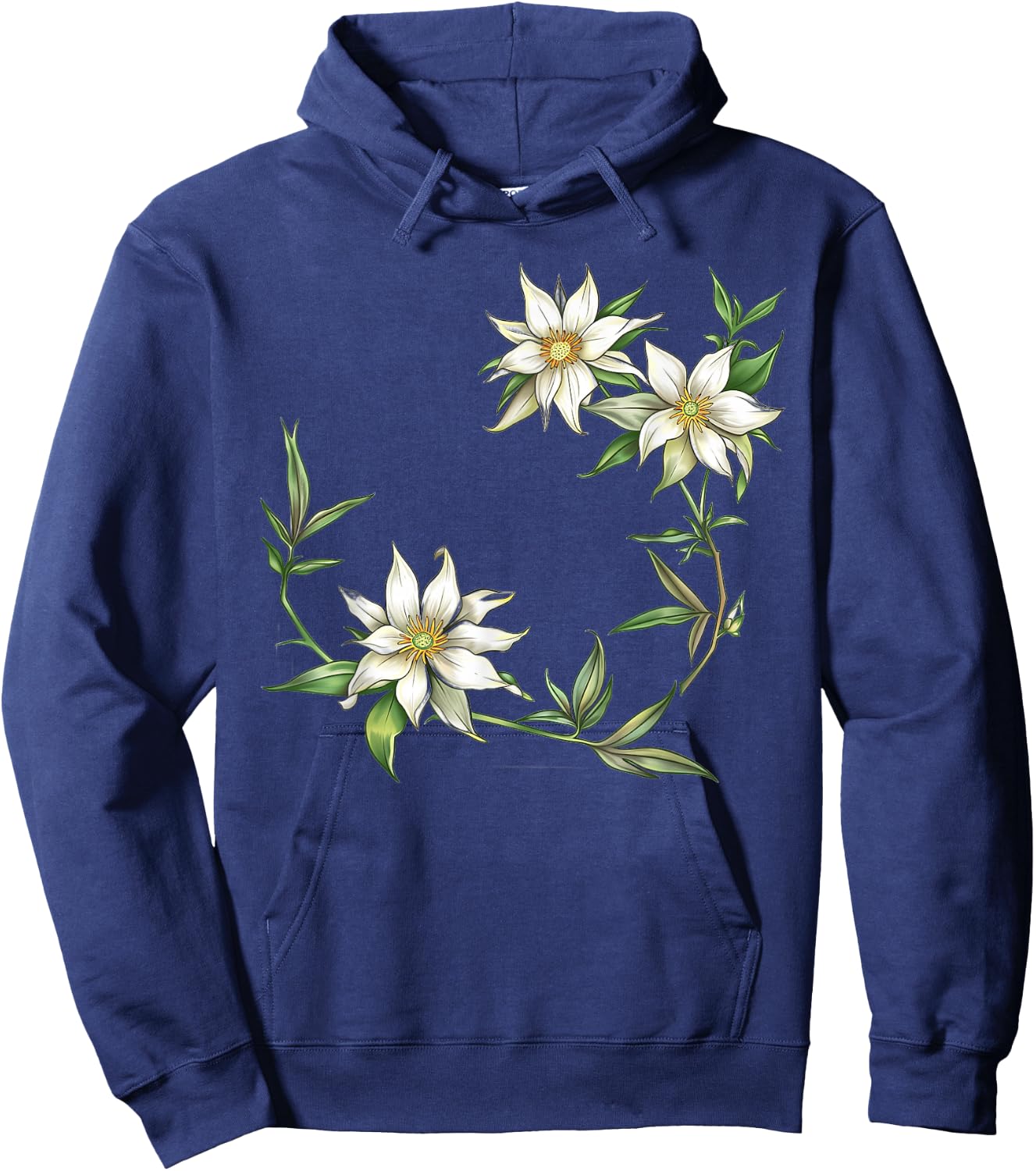 Edelweiss In A Frame Hoodie - Hoodie | Navy