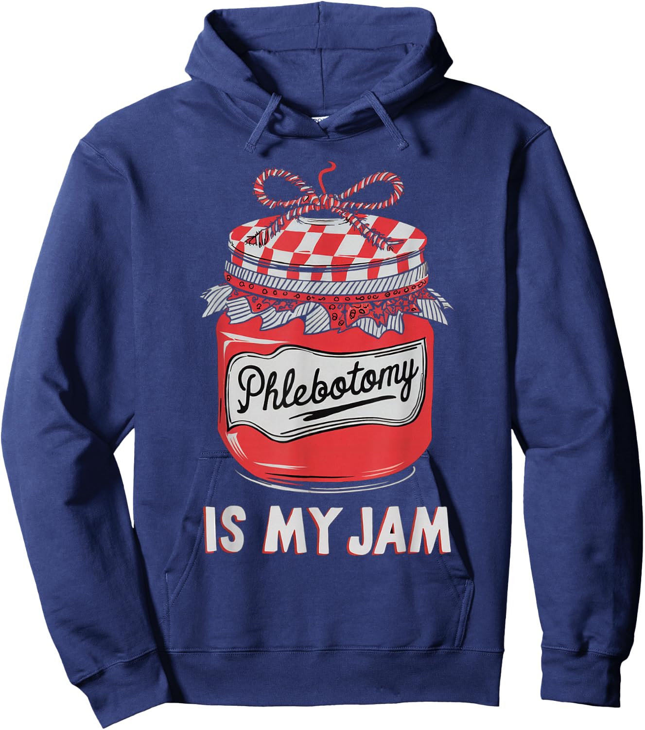 Phlebotomy Funny Shirt Humor Cute Technicians Medical Phleb Hoodie - Hoodie | Navy