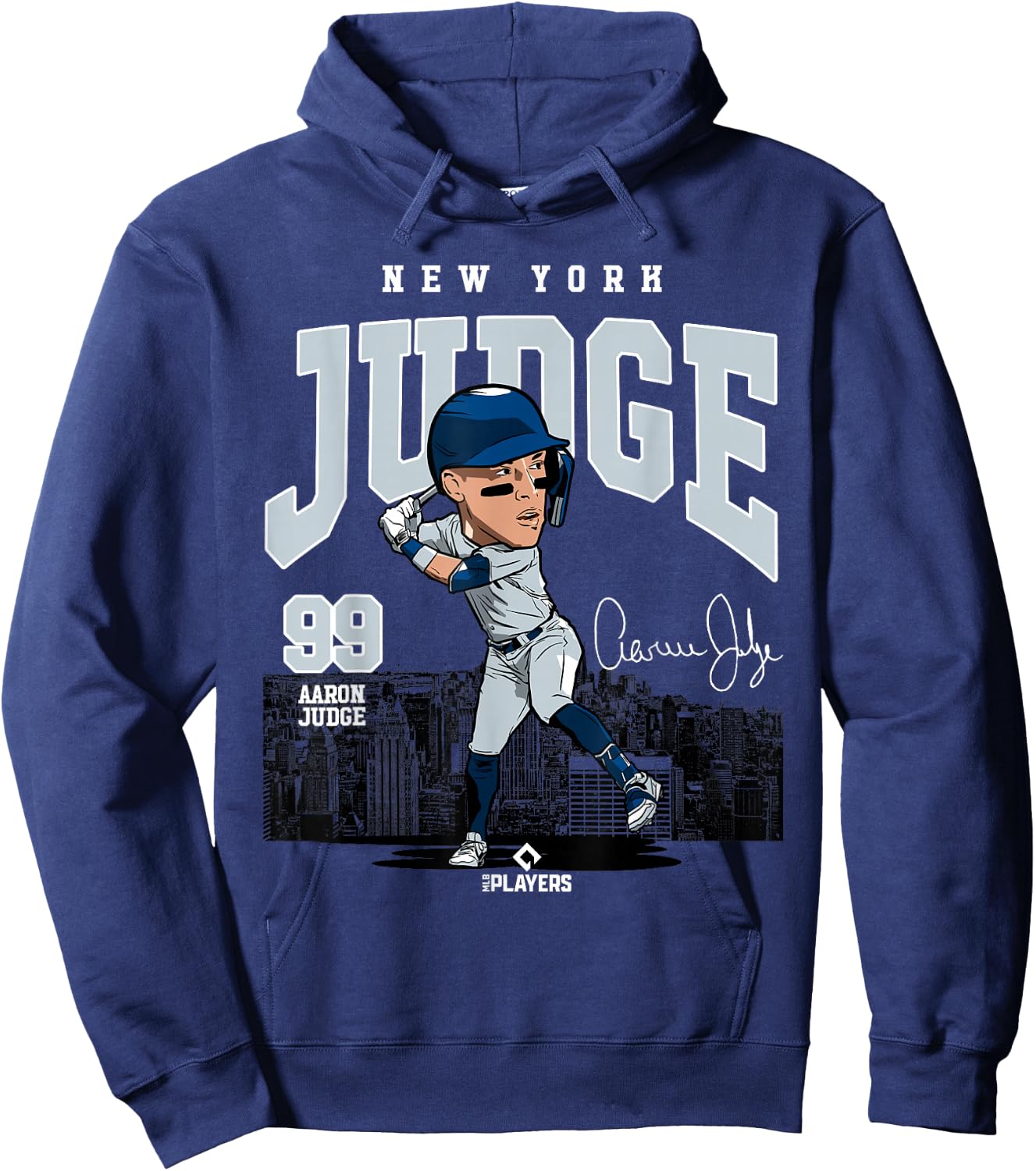 Aaron Judge | New York Baseball MLB Players | MLBJUD3005 Hoodie - Hoodie | Navy