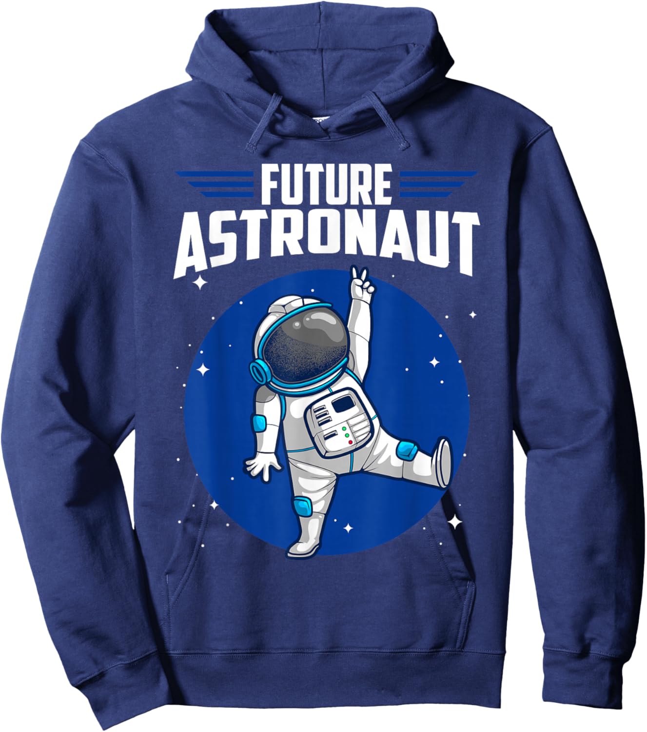 Cool Astronaut Art For Boys Kids Toddler Outer Space Galaxy Hoodie - Hoodie | Navy