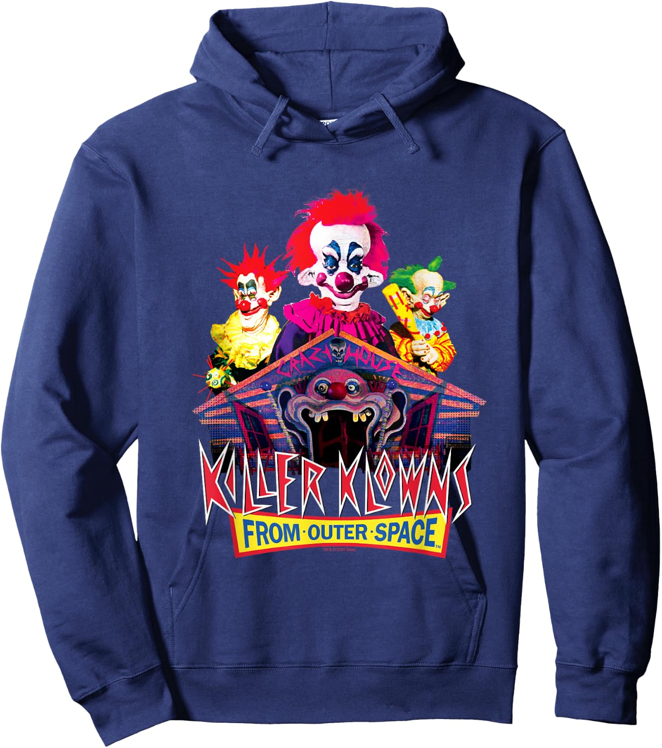 Killer Klowns from Outer Space Iconic Circus Klowns Poster Hoodie - Hoodie | Navy
