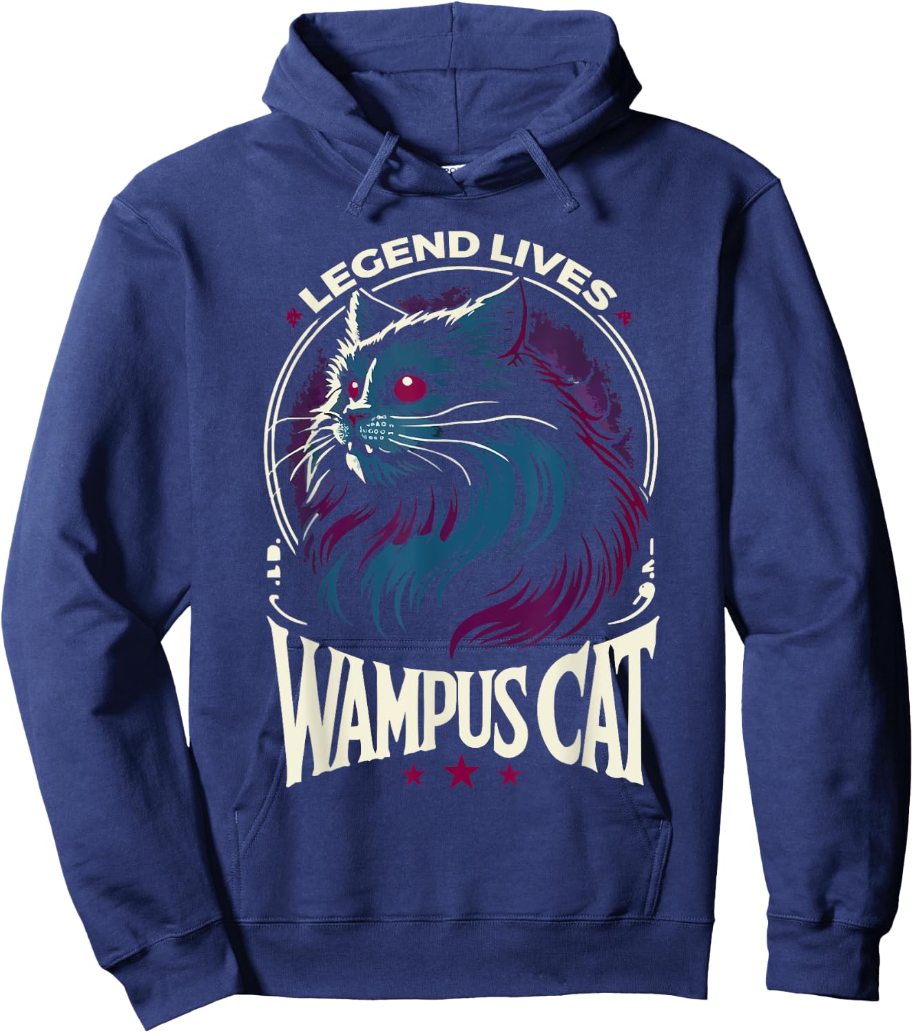 Wampus Cat American Folklore Cryptozoology Cryptid Women Hoodie - Hoodie | Navy