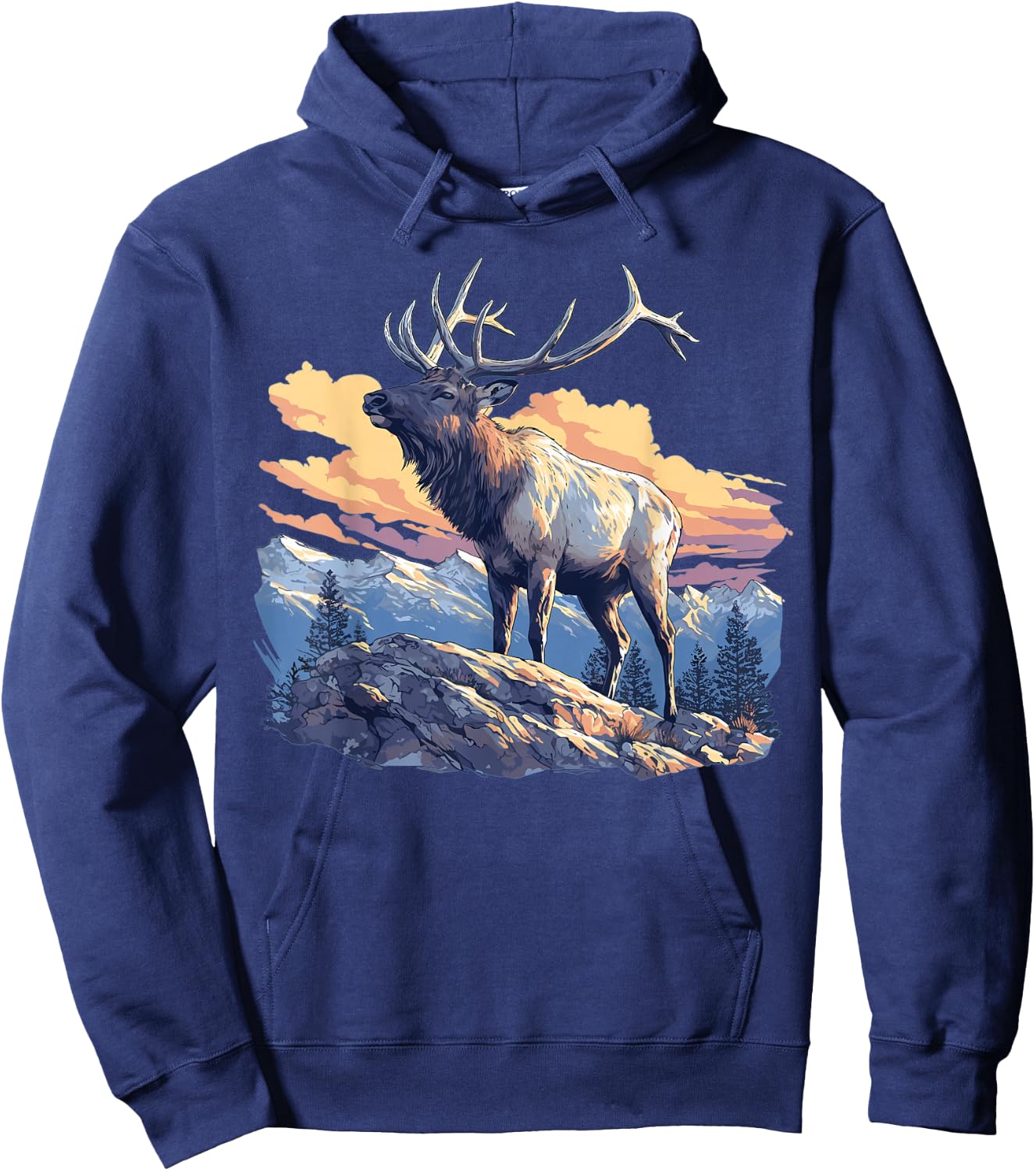 Elks Elk Hoodie - Hoodie | Navy