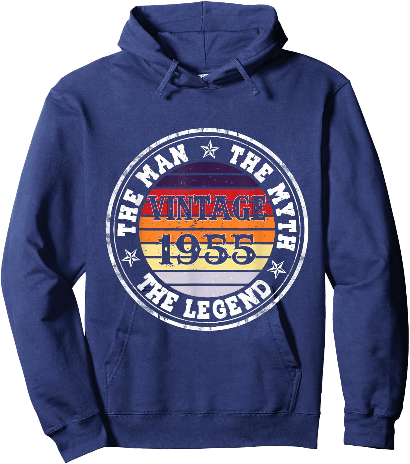 Man Myth Legend 1955 70th Birthday For 70 Years Old Hoodie - Hoodie | Navy