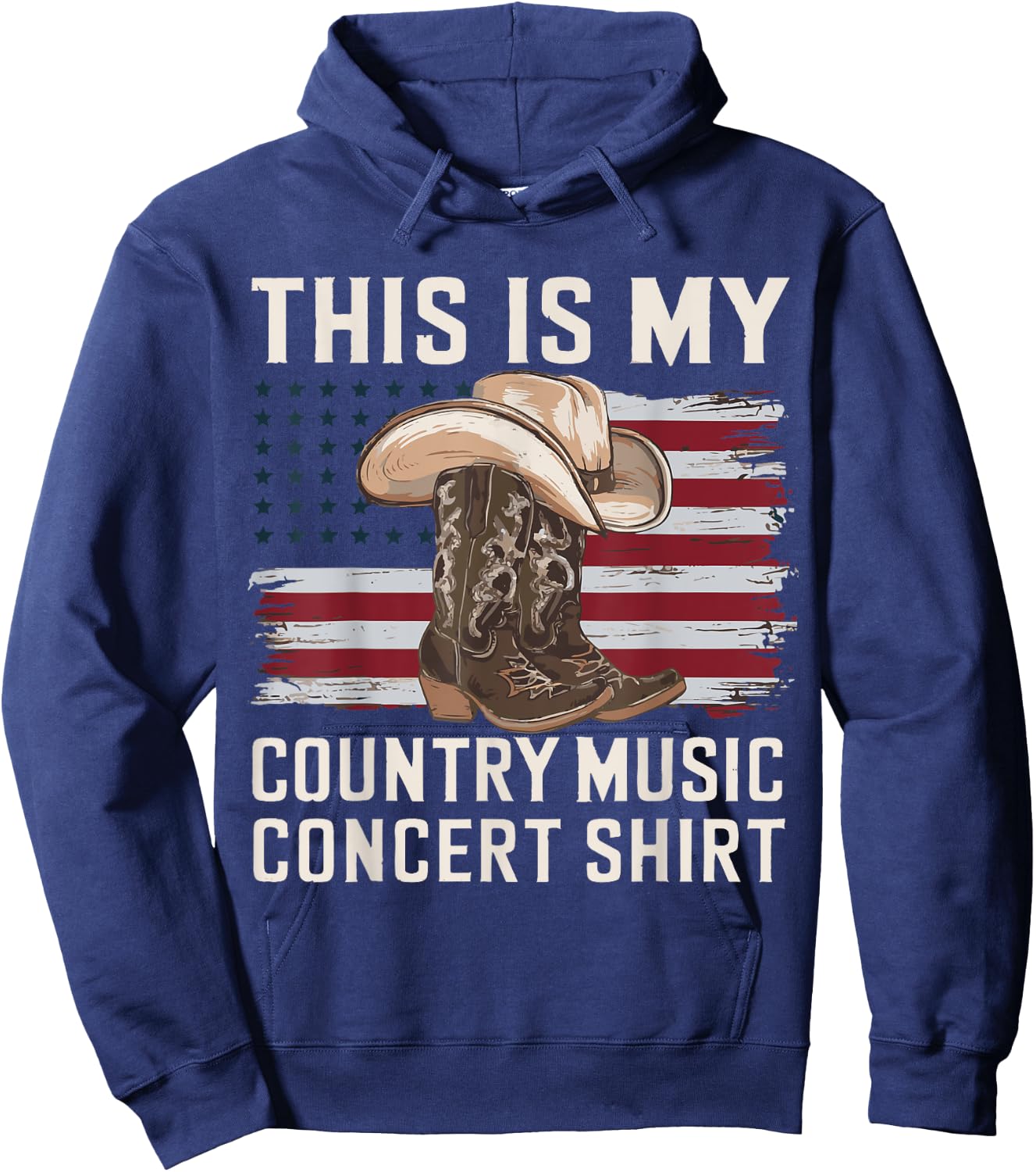 This Is My Country Concert Hoodie - Hoodie | Navy