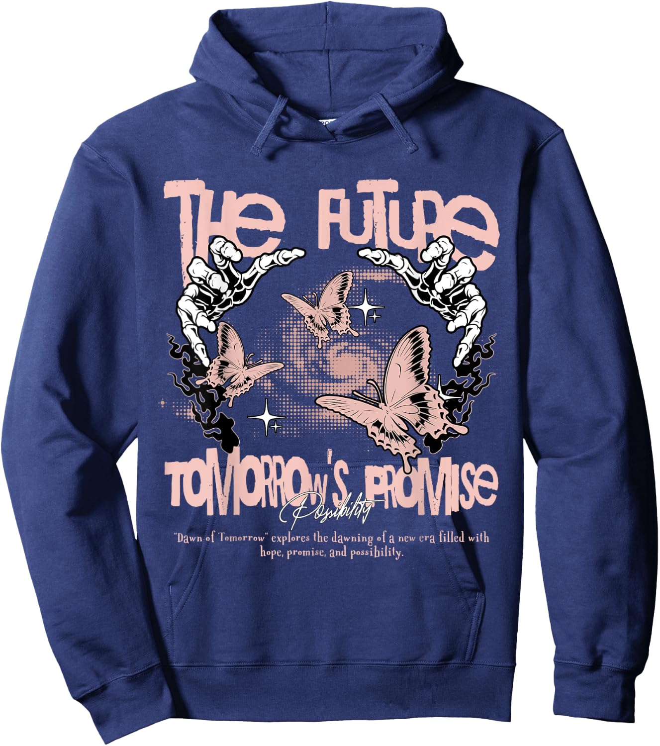 Tomorrow Promise Legend Pink 11s Matching Women Hoodie - Hoodie | Navy