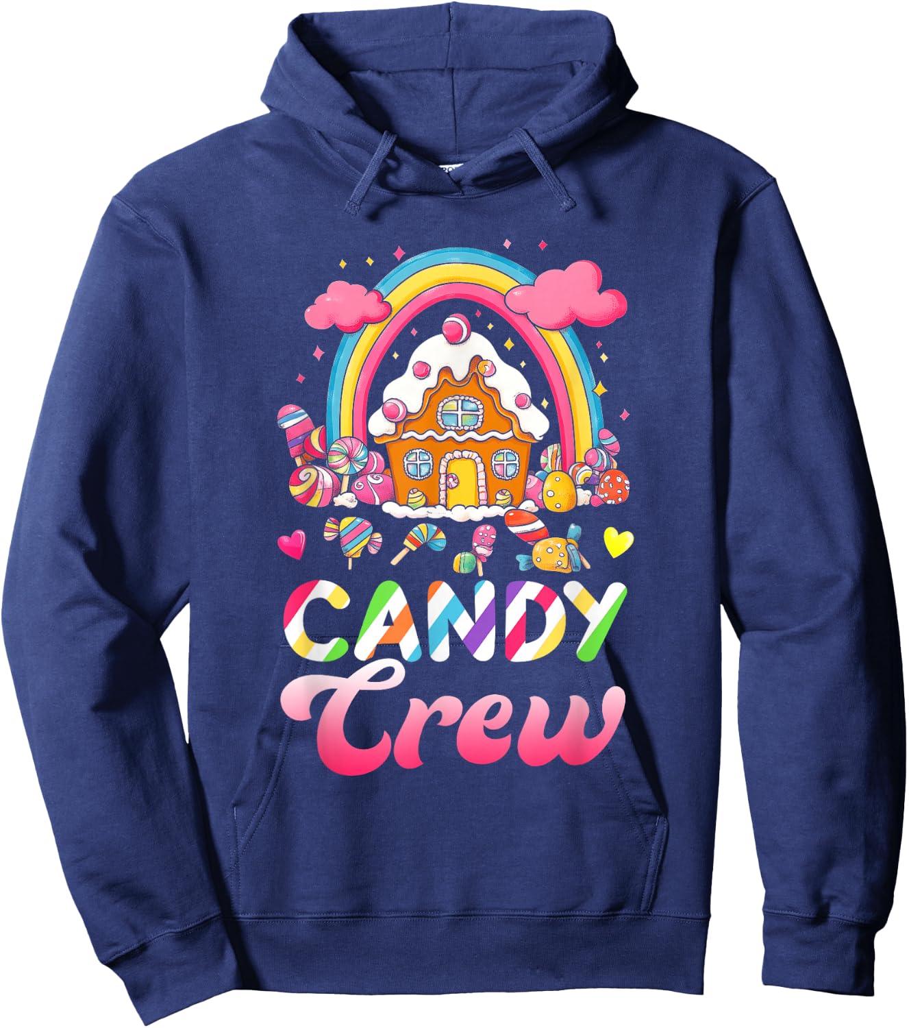 Candy Costume Candy Crew Decorations Sweetie Candy Squad Hoodie - Hoodie | Navy