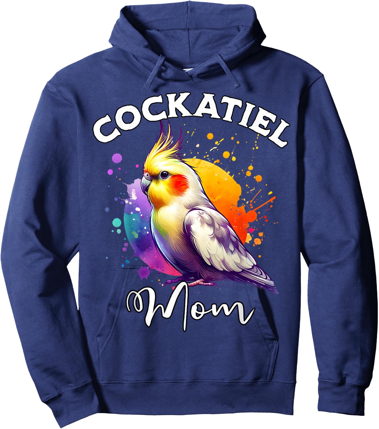 Cockatiel Mama Cockatiel Hoodie - Hoodie | Navy