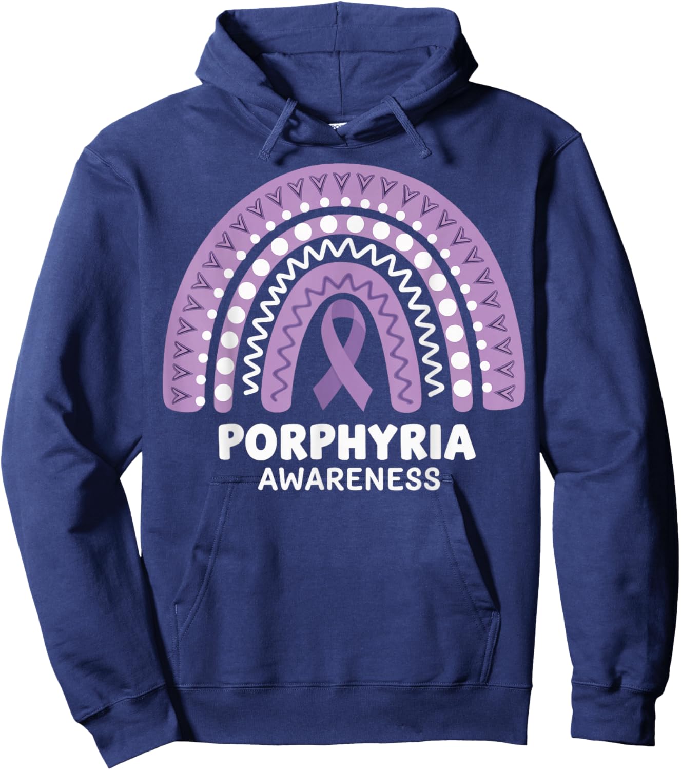 Porphyria Awareness Hoodie - Hoodie | Navy
