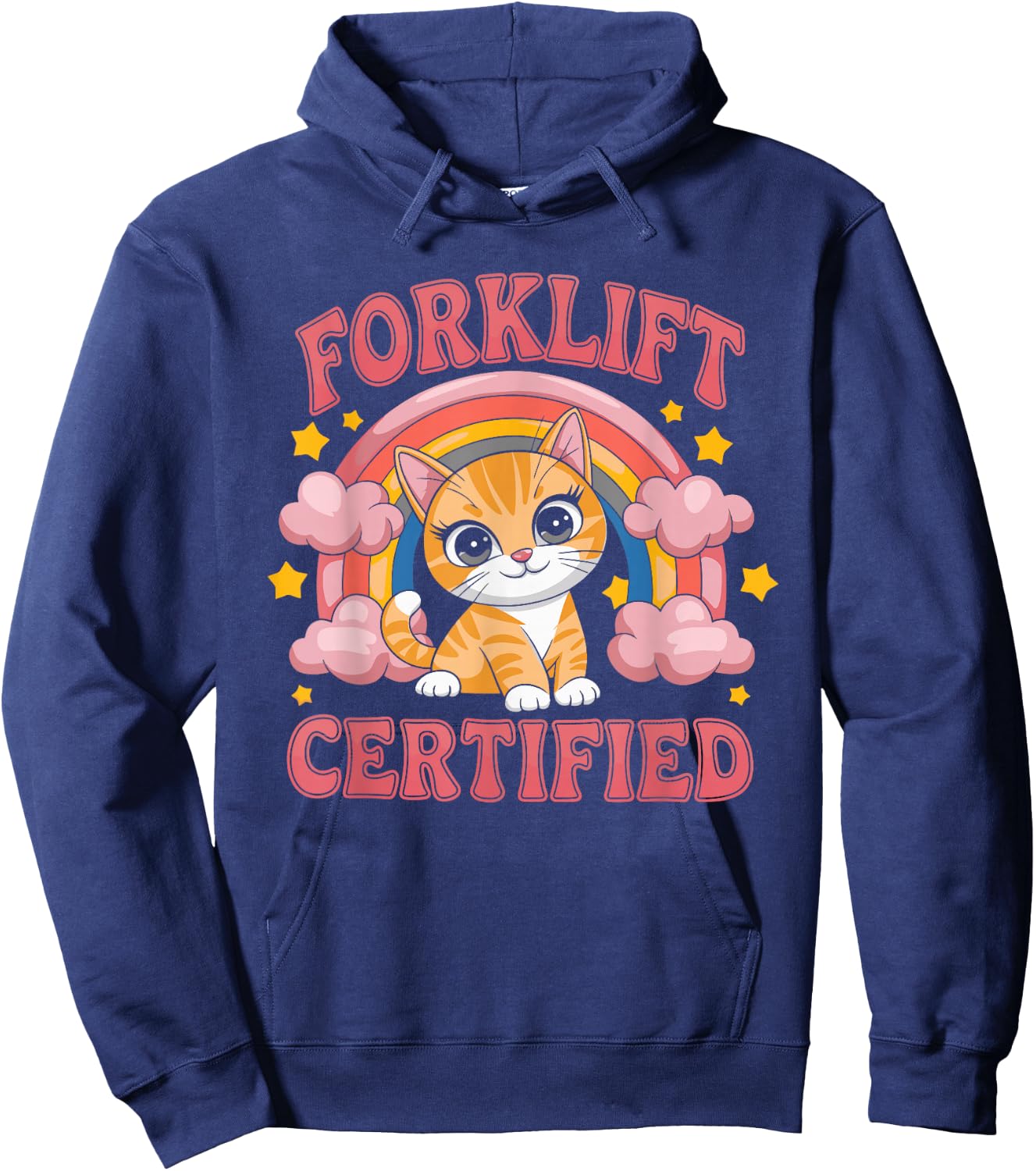 Forklift Certified Hoodie - Hoodie | Navy