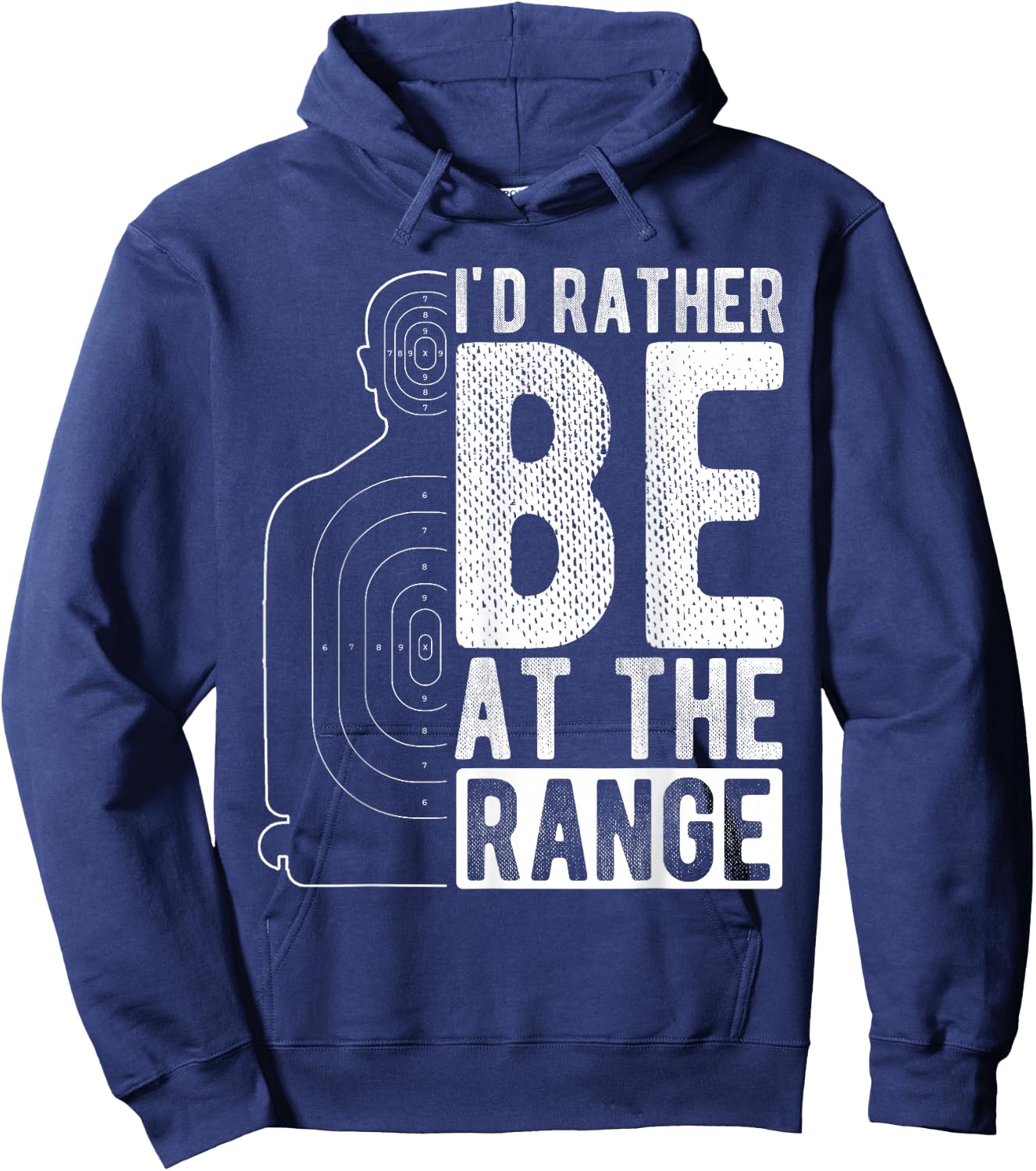 I'd Rather Be At The Range Shooting Range Enthusiast Hoodie - Hoodie | Navy