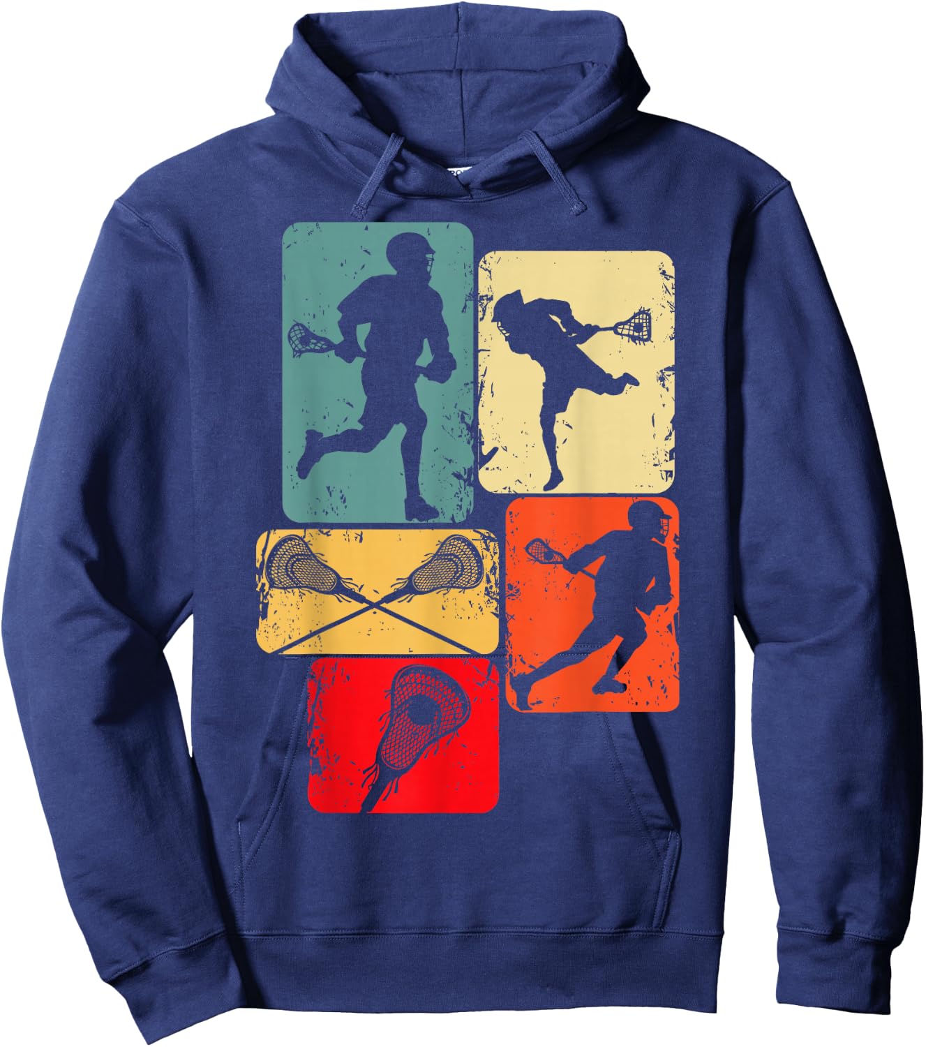 Lacrosse Boys Kids Men Youth Hoodie - Hoodie | Navy